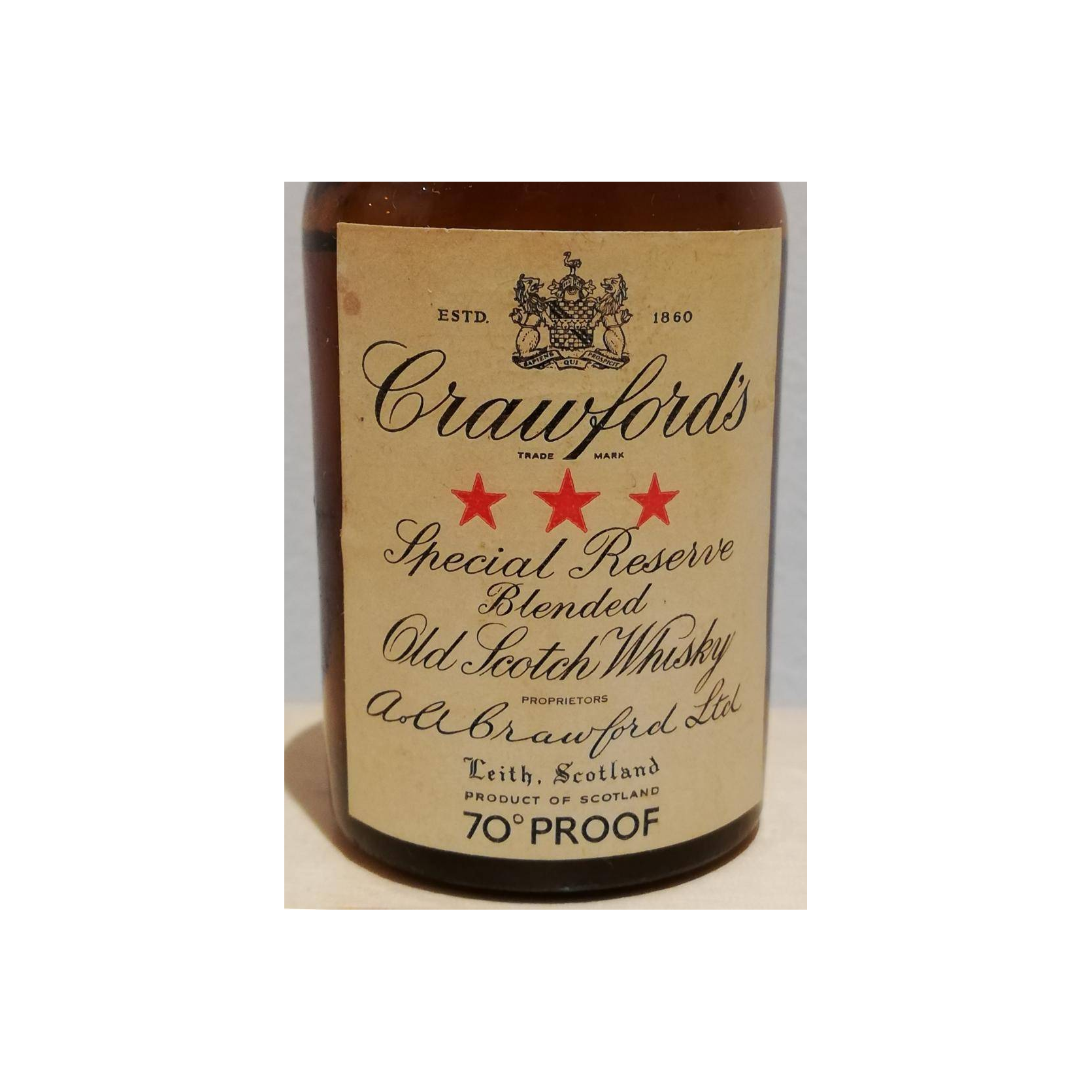 Crawford's (SCO) 3 Star - Special Reserve 3