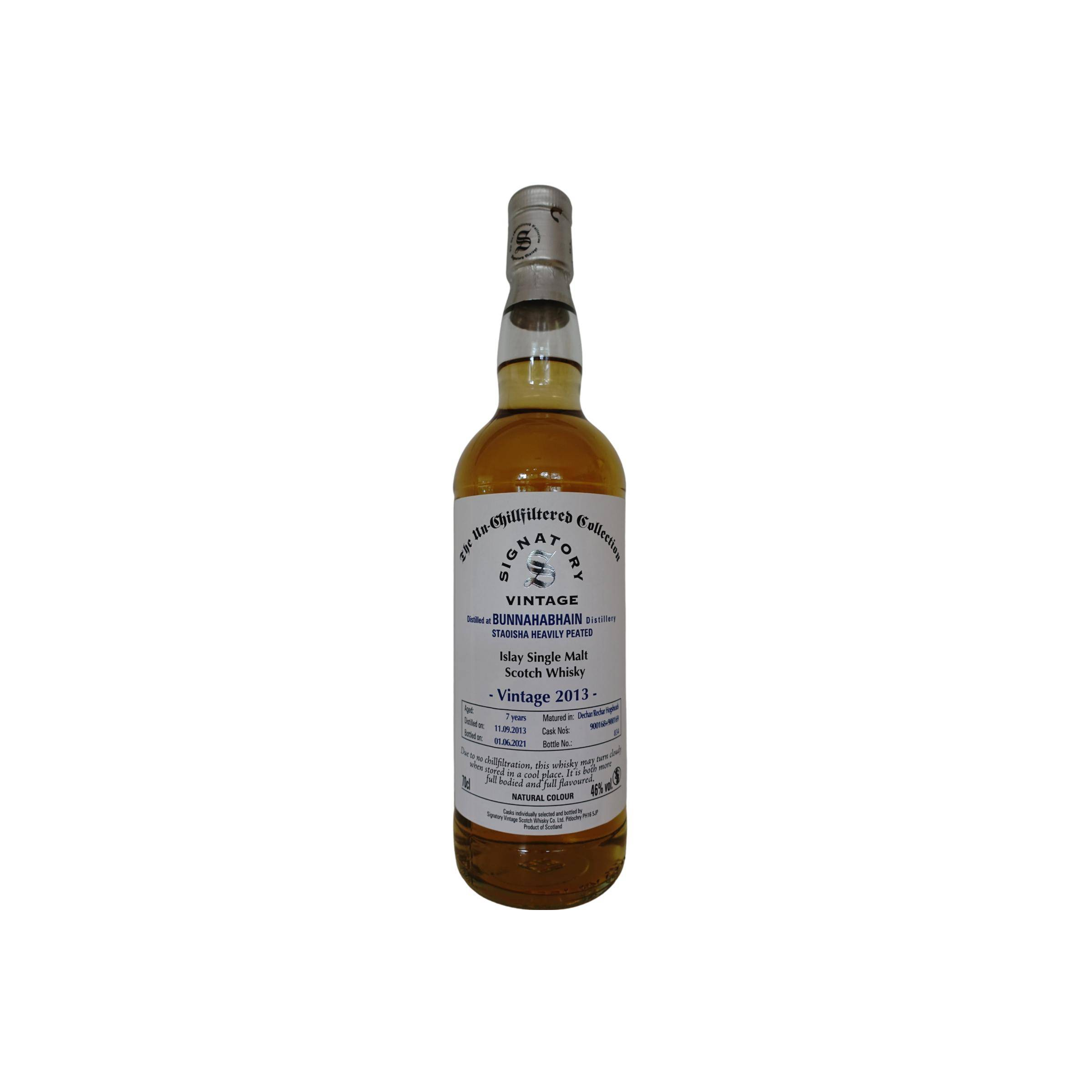 Bunnahabhain The Un-Chillfiltered Collection 2013 7 Years Single Malt Whisky