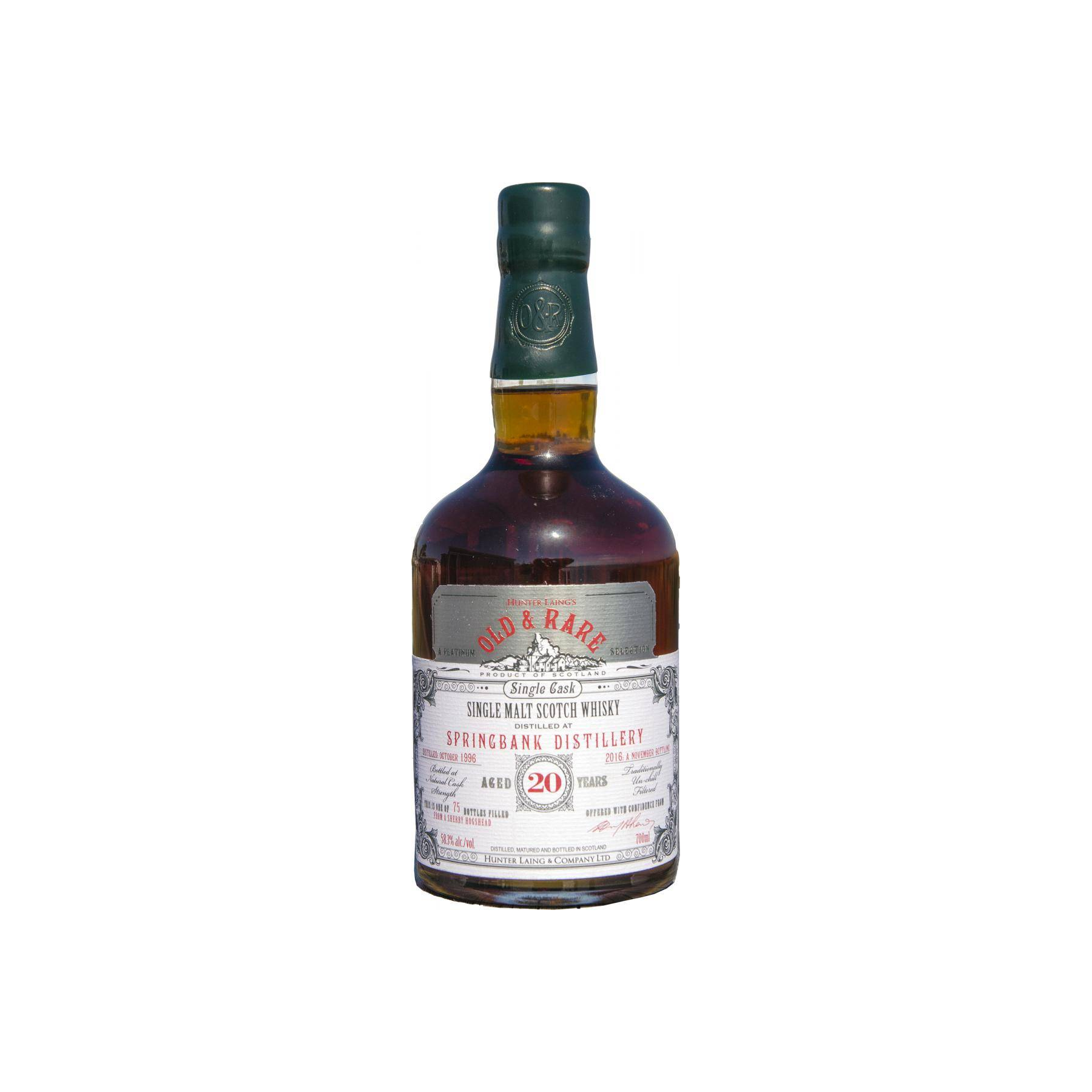 Springbank 1996 20 Years Single Malt Whisky