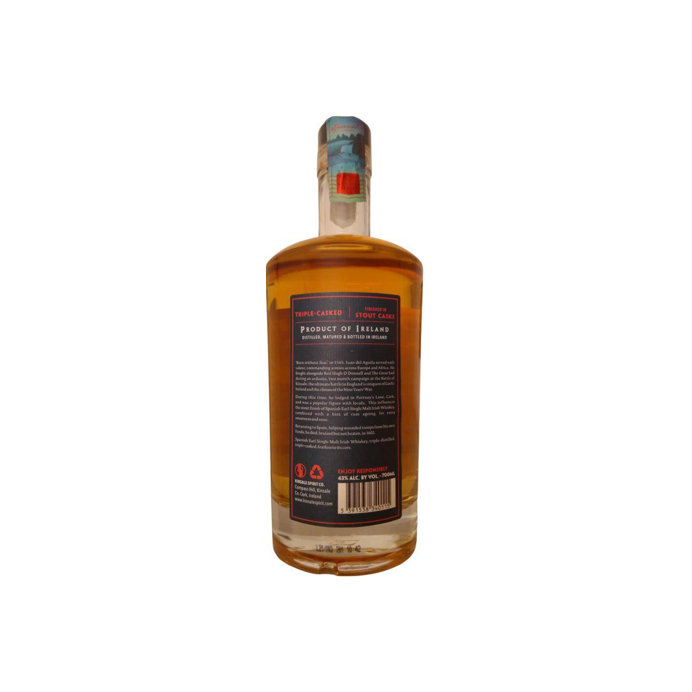 Spanish Earl Single Malt Irish Whiskey KSC 2