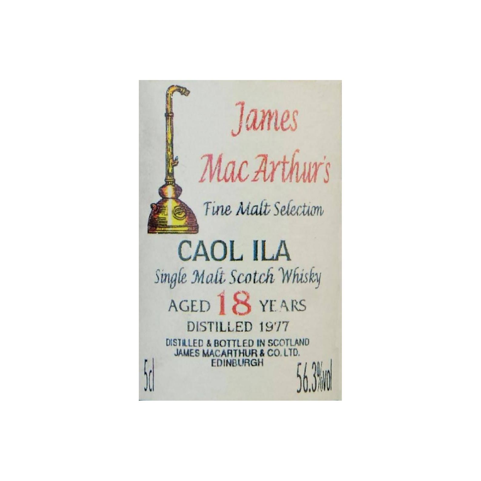 Caol Ila 1977 18 Years Single Malt Whisky 3
