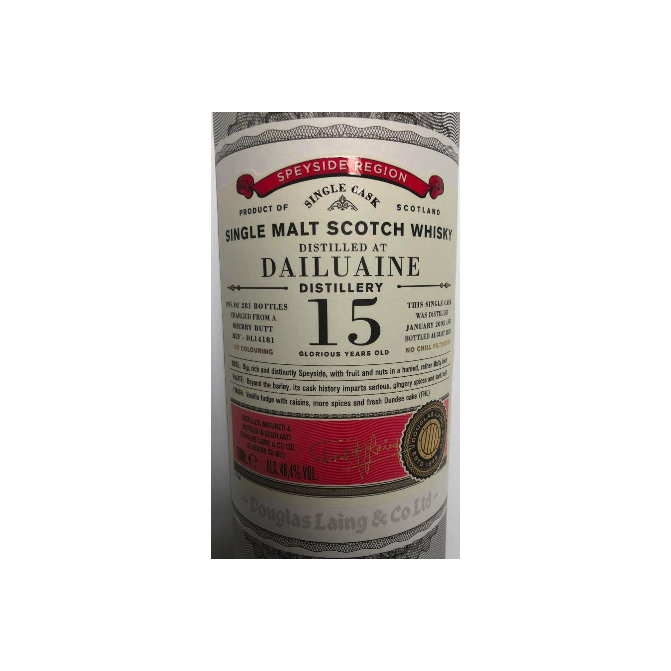 Dailuaine Old Particular 2005 15 Years Single Malt Whisky 2