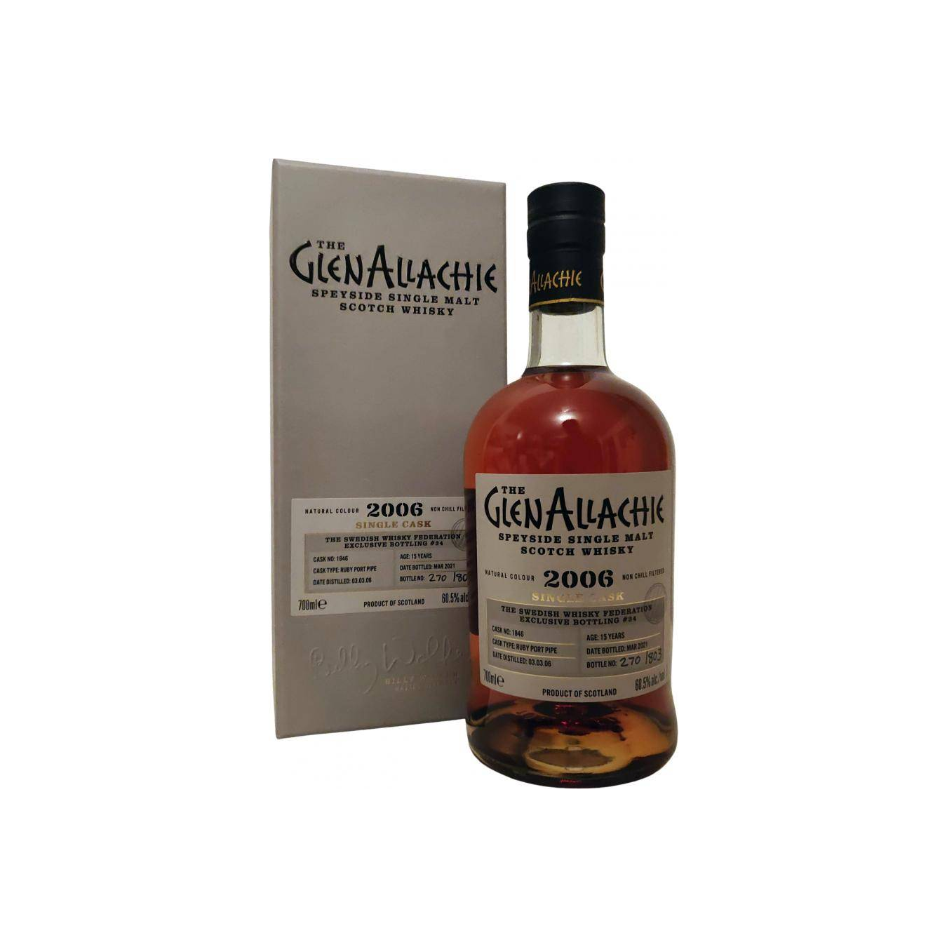 The GlenAllachie Single Cask 2006 15 Years Single Malt Whisky 2