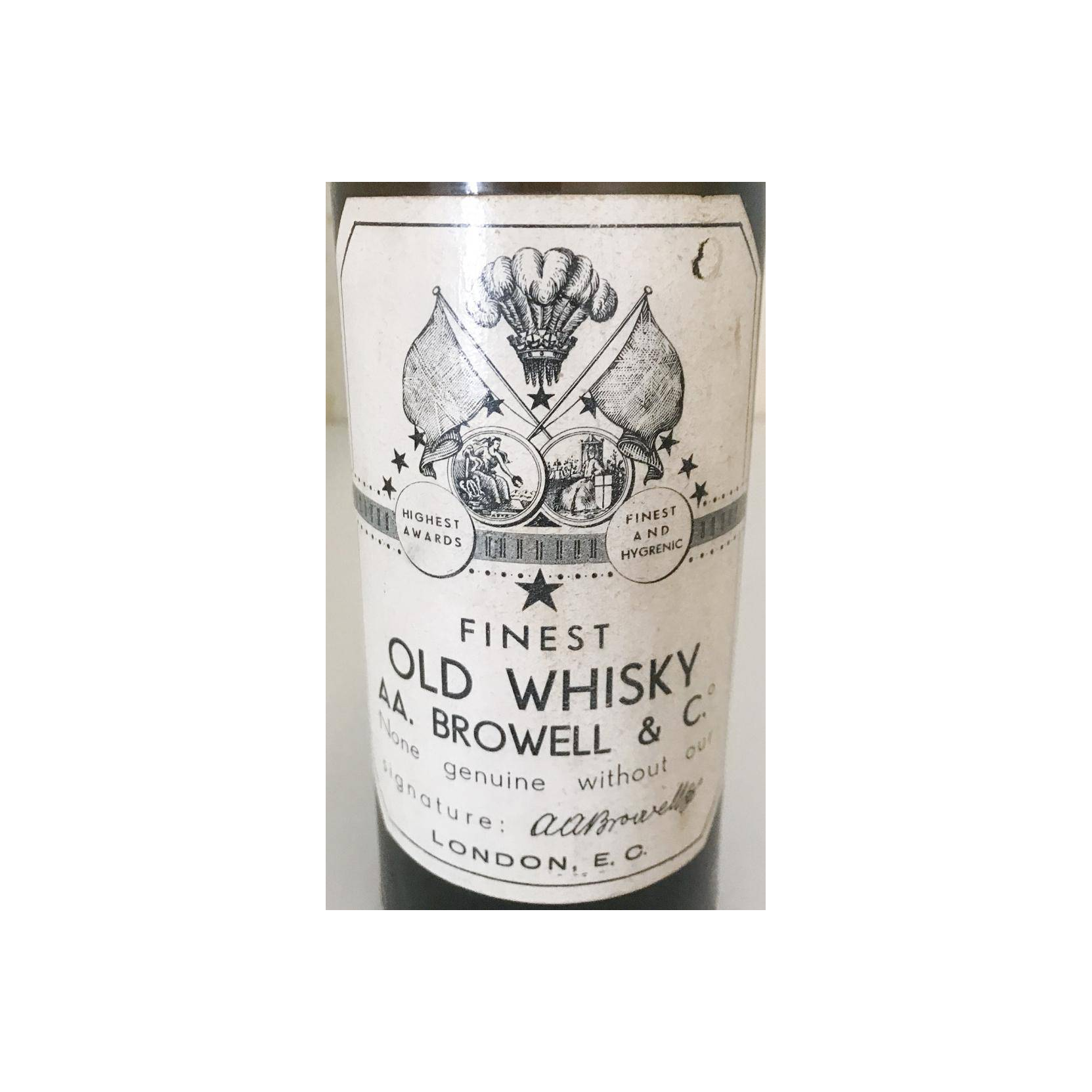 AA. Browell & Co. Finest Old Whisky 2