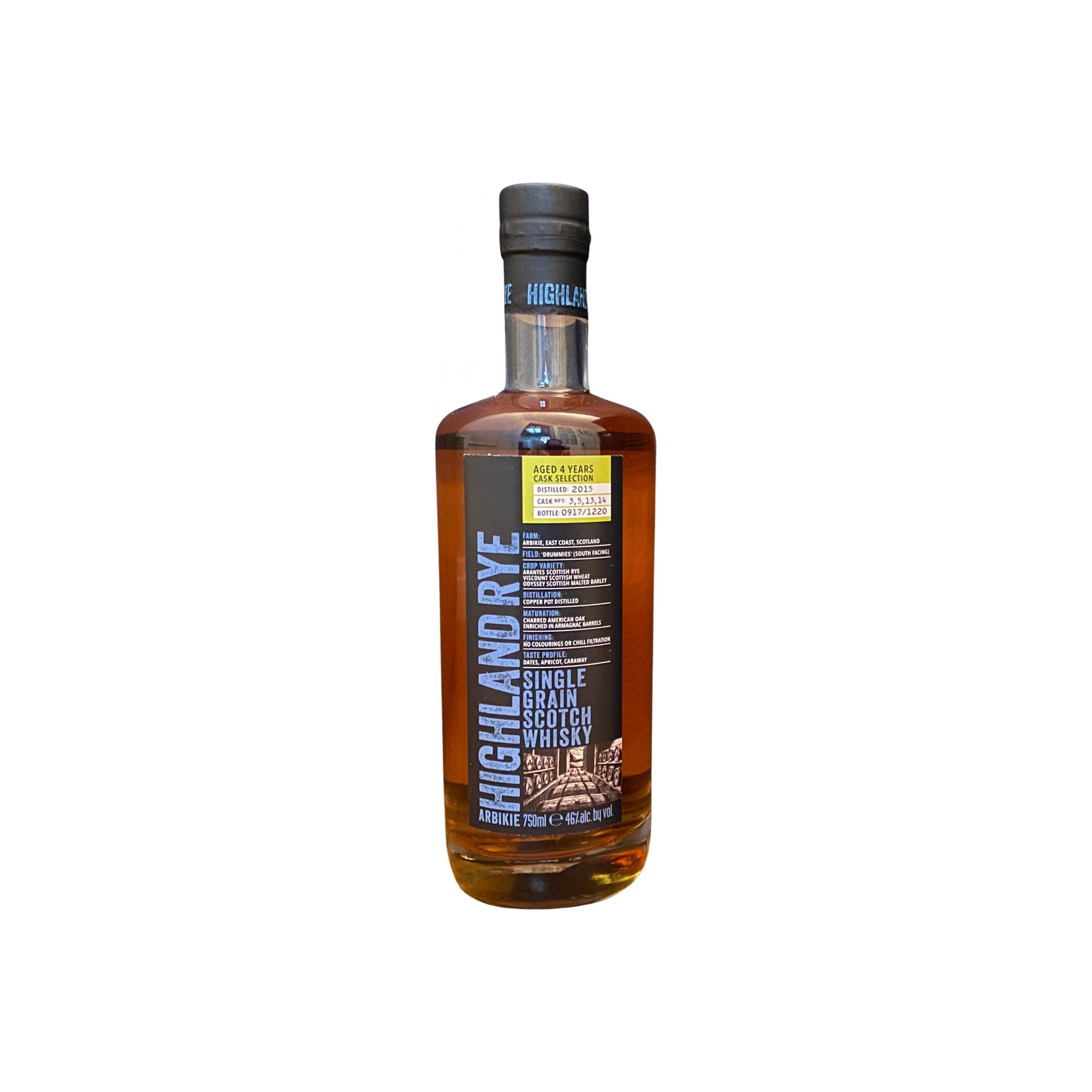 Arbikie 2015 4 Years Single Grain Whisky