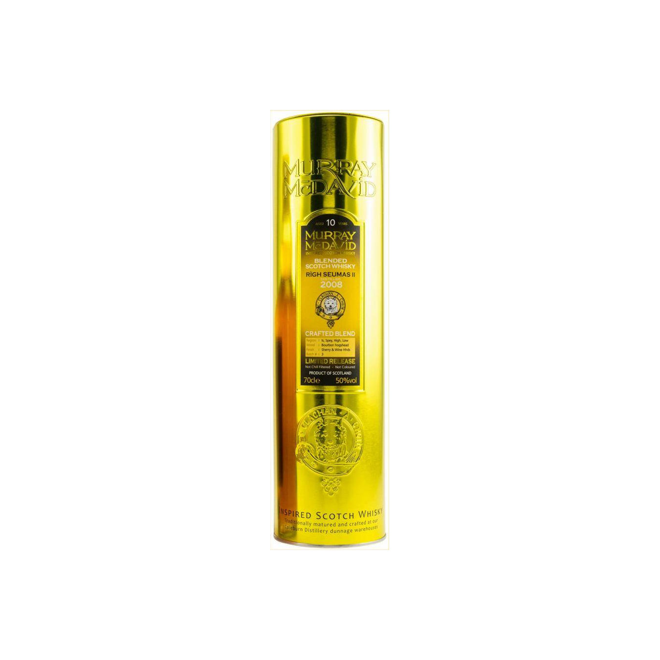 Murray McDavid 2008 10 Years Blended Whisky 3