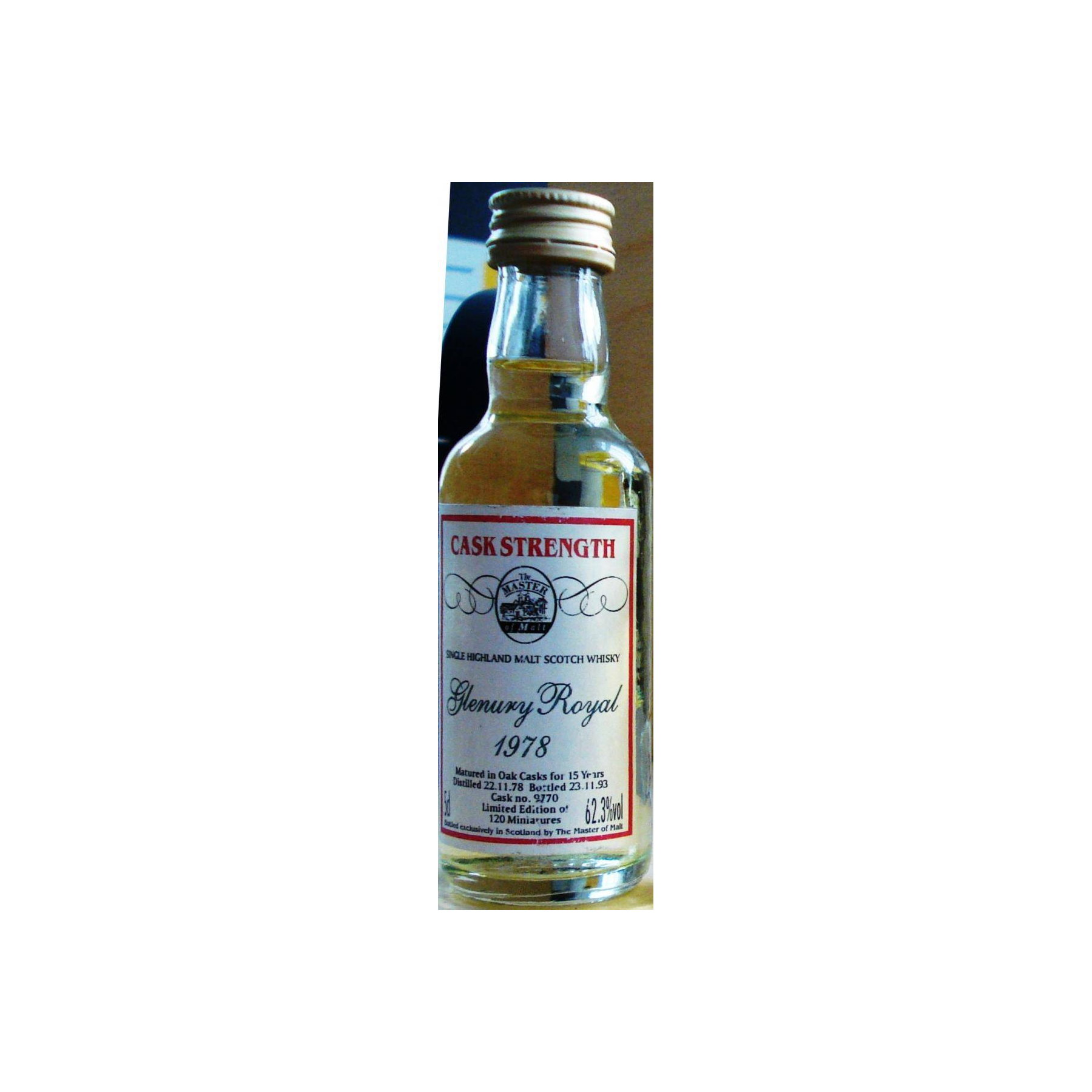 Glenury Royal Miniature 1978 15 Years Single Malt Whisky 2
