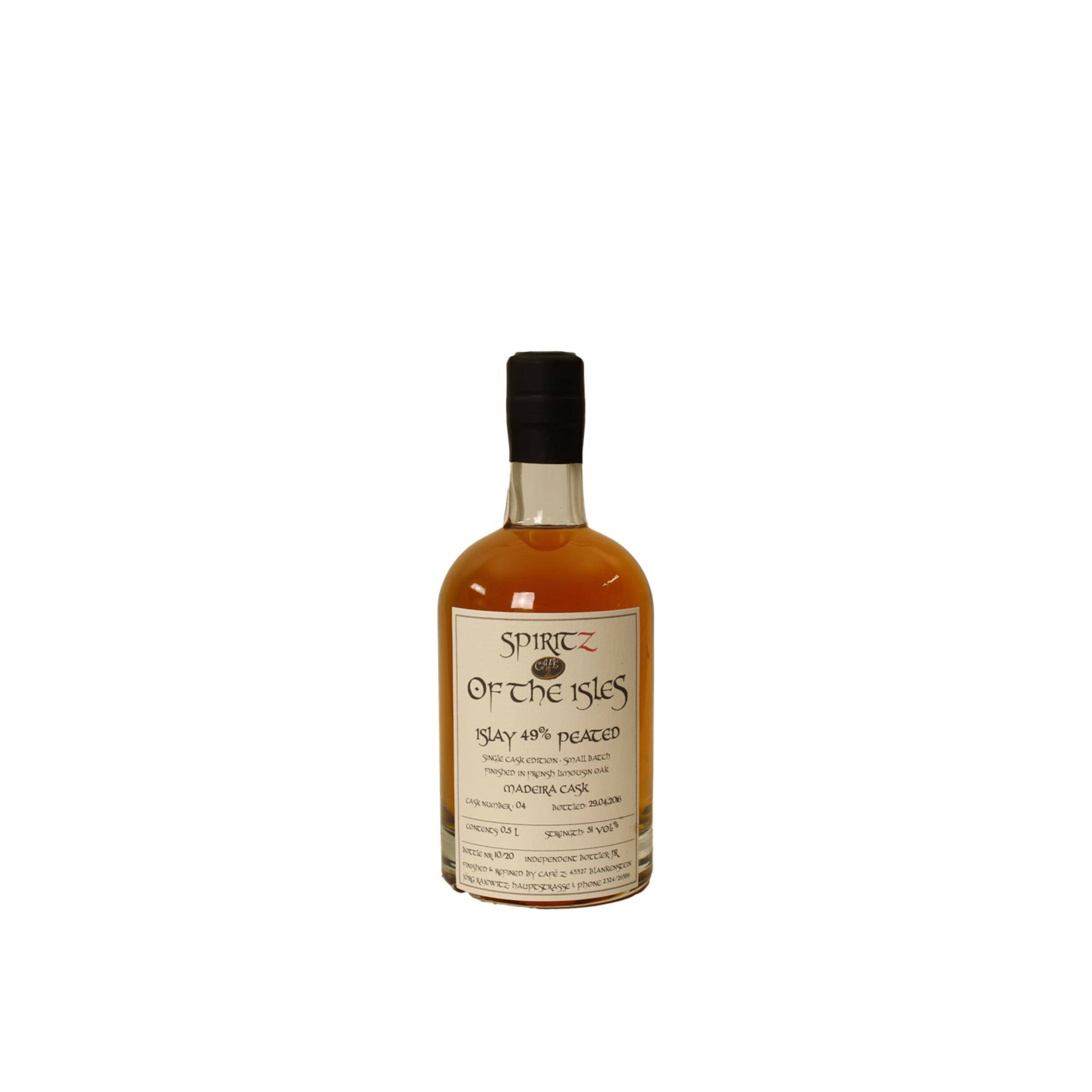 Spiritz of the Isles Islay 49% peated