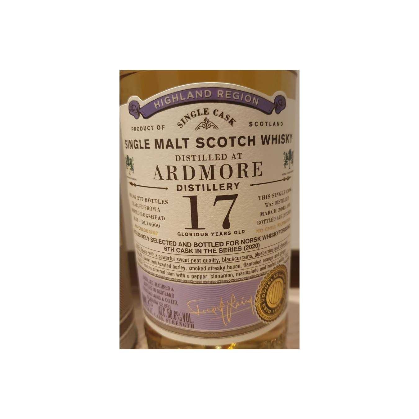 Ardmore Old Particular 2003 17 Years Single Malt Whisky 2