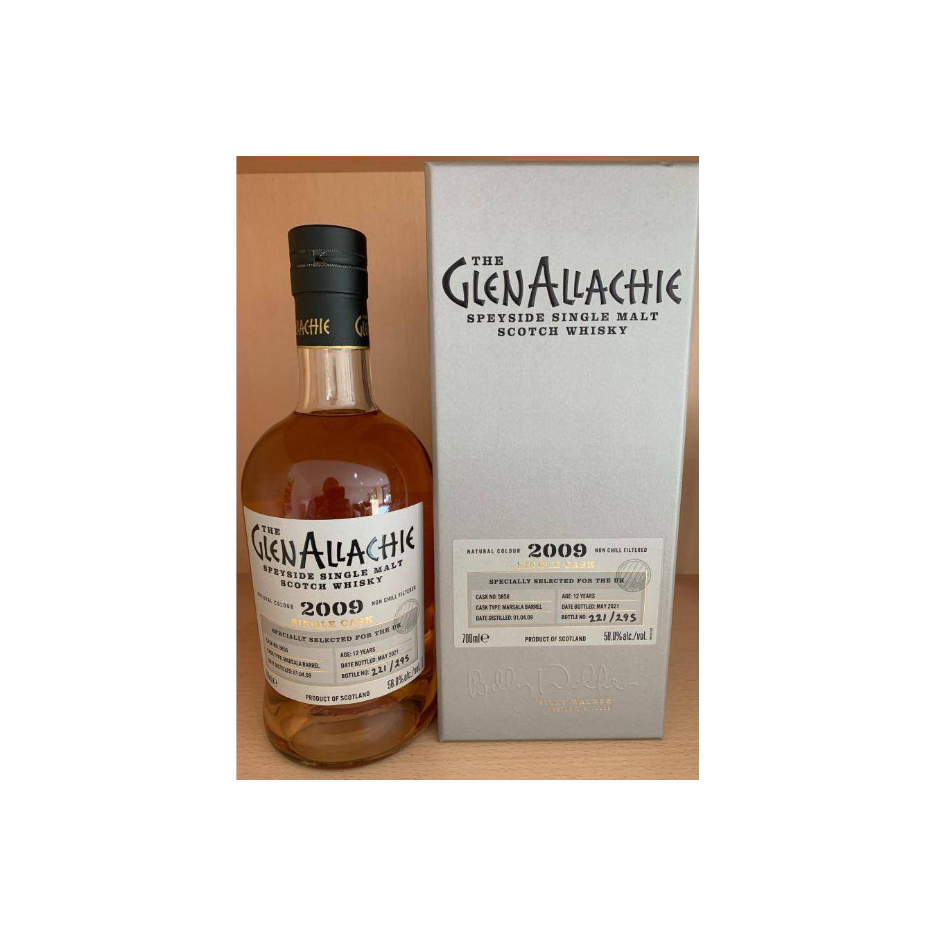 The GlenAllachie Single Cask 2009 12 Years Single Malt Whisky 2