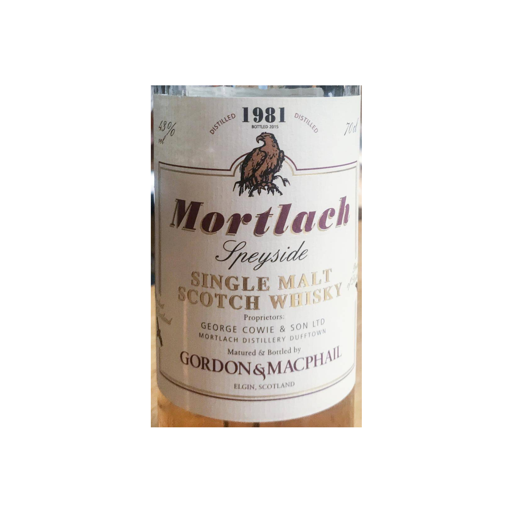 Mortlach Licensed Bottling 1981 33 Years Single Malt Whisky 2