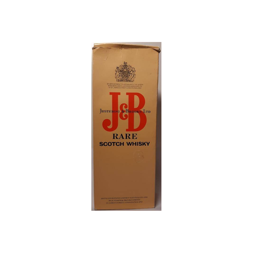 J&B Rare Blended Scotch Whisky, Flat Bottle 3