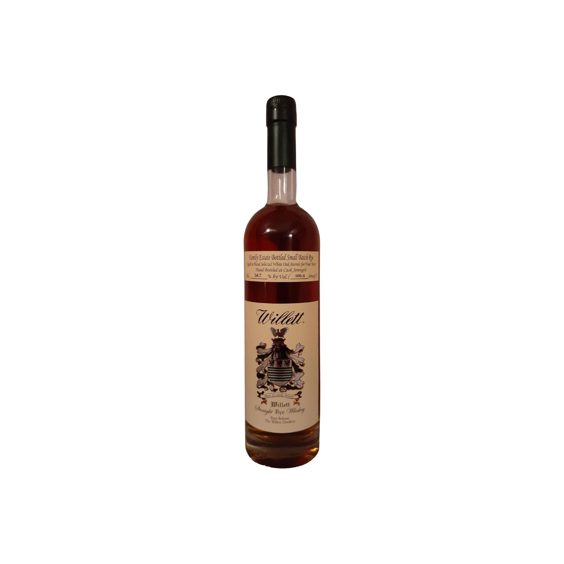 Willett 4 Years Rye Whisky