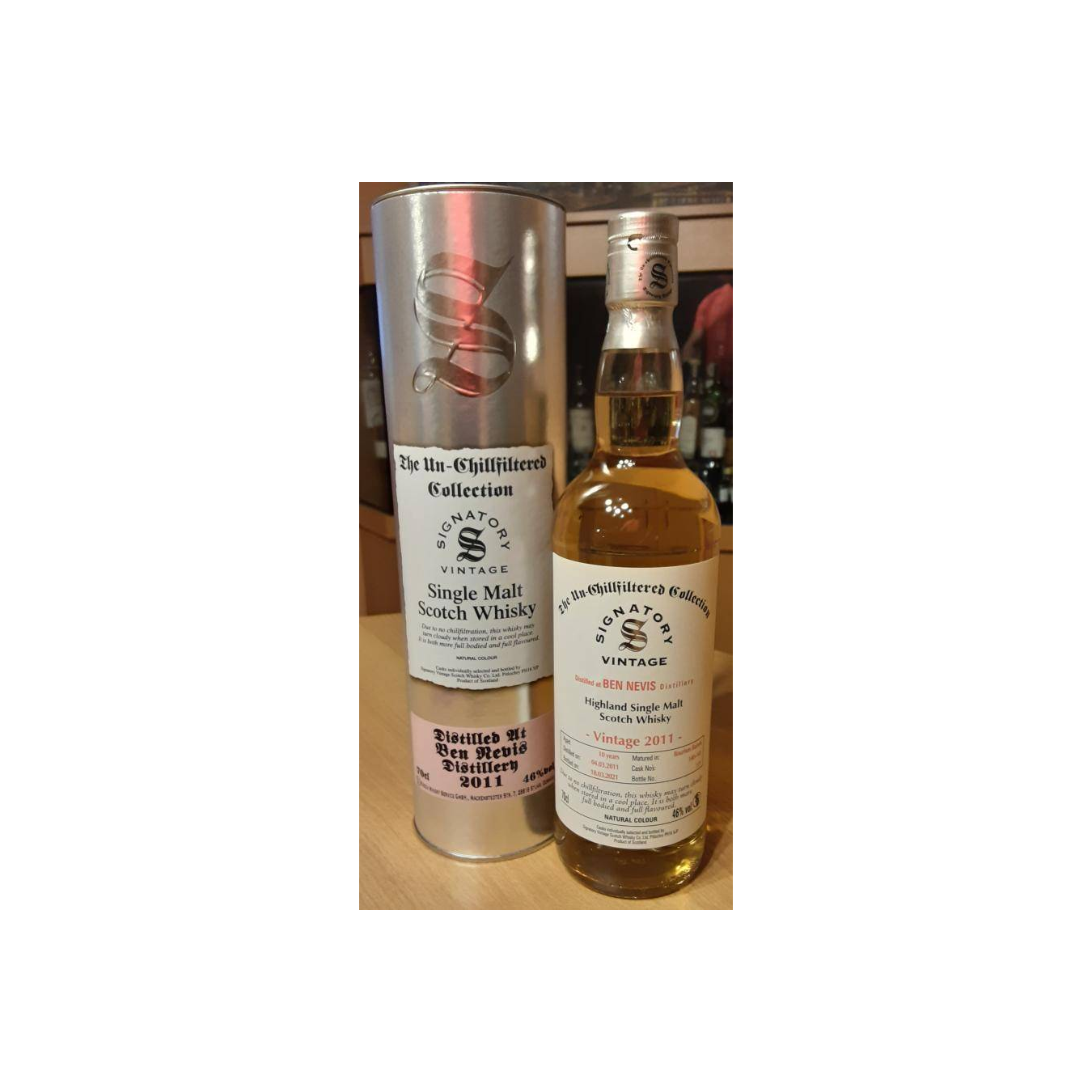 Ben Nevis The Un-Chillfiltered Collection 2011 10 Years Single Malt Whisky