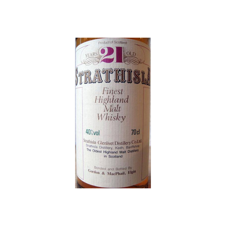 Strathisla 21 Years Single Malt Whisky 2