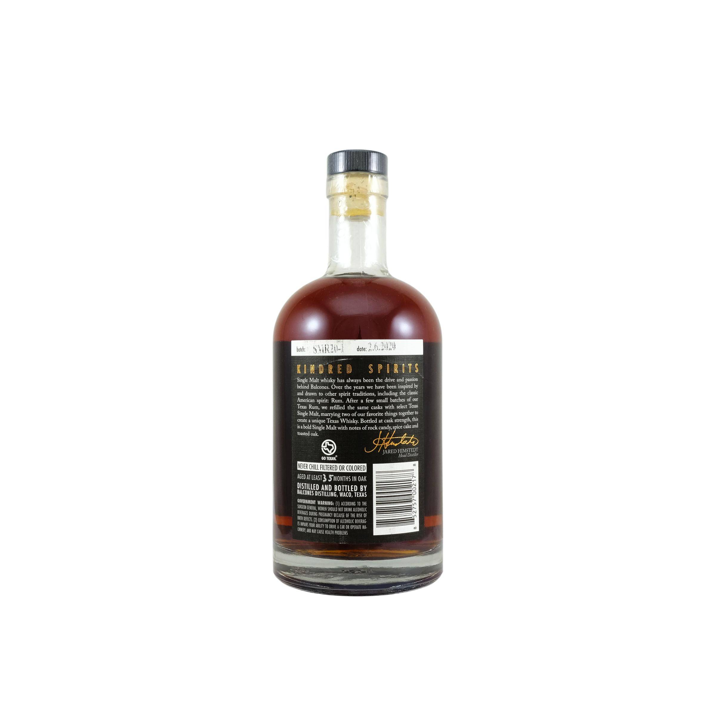 Balcones 2 Years Single Malt Whisky 2