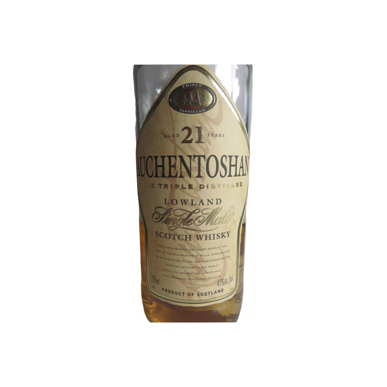 Auchentoshan 21 Years Single Malt Whisky