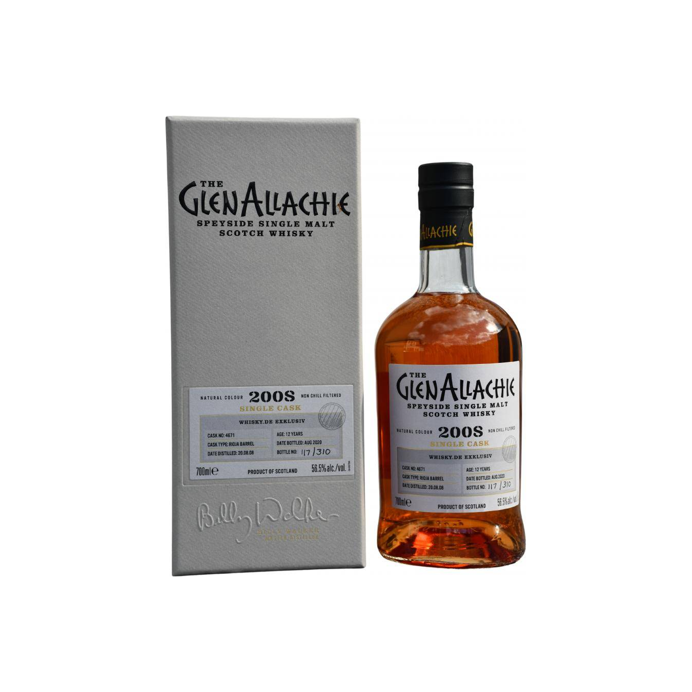 The GlenAllachie Single Cask 2008 12 Years Single Malt Whisky 2