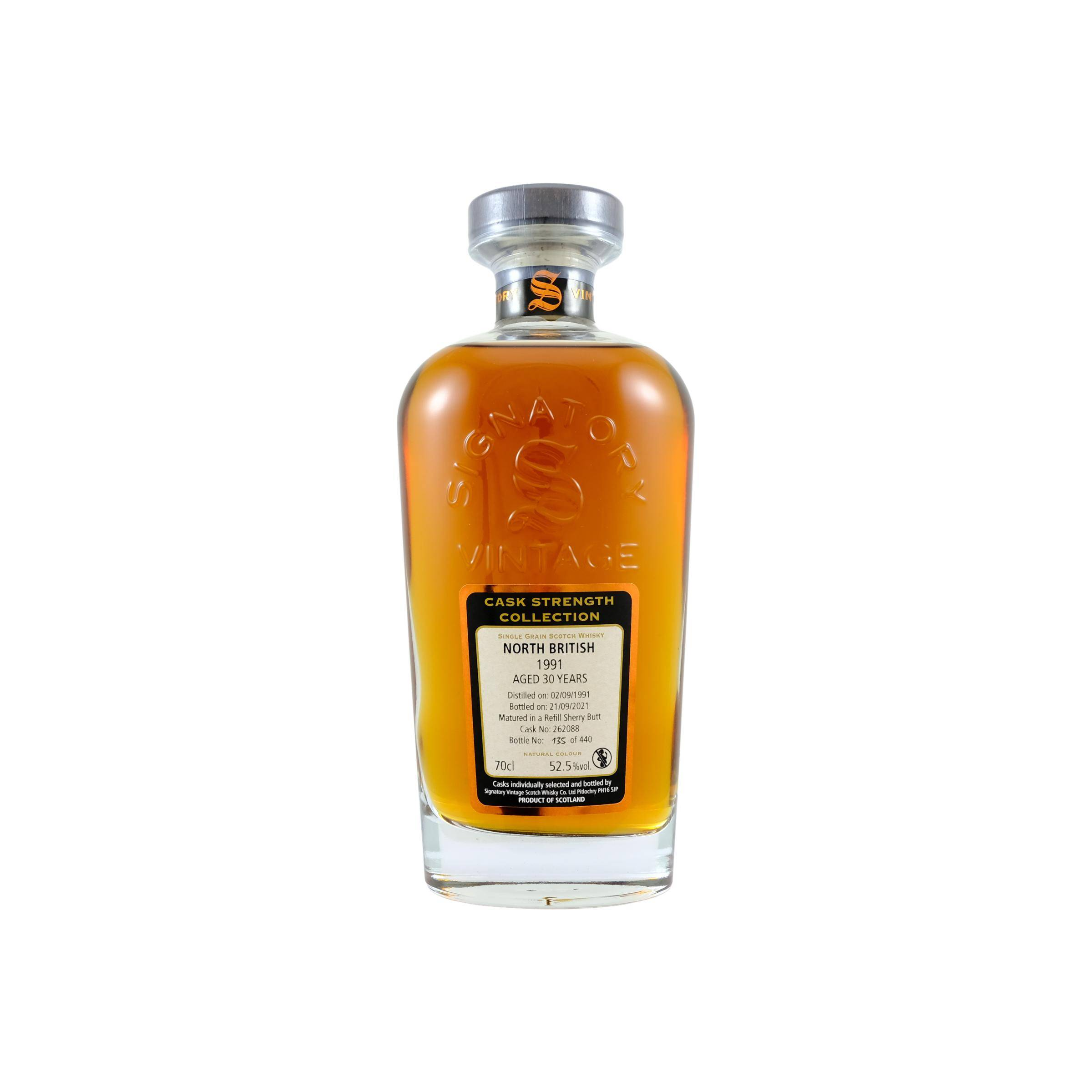 North British Cask Strength Collection 1991 30 Years Single Grain Whisky