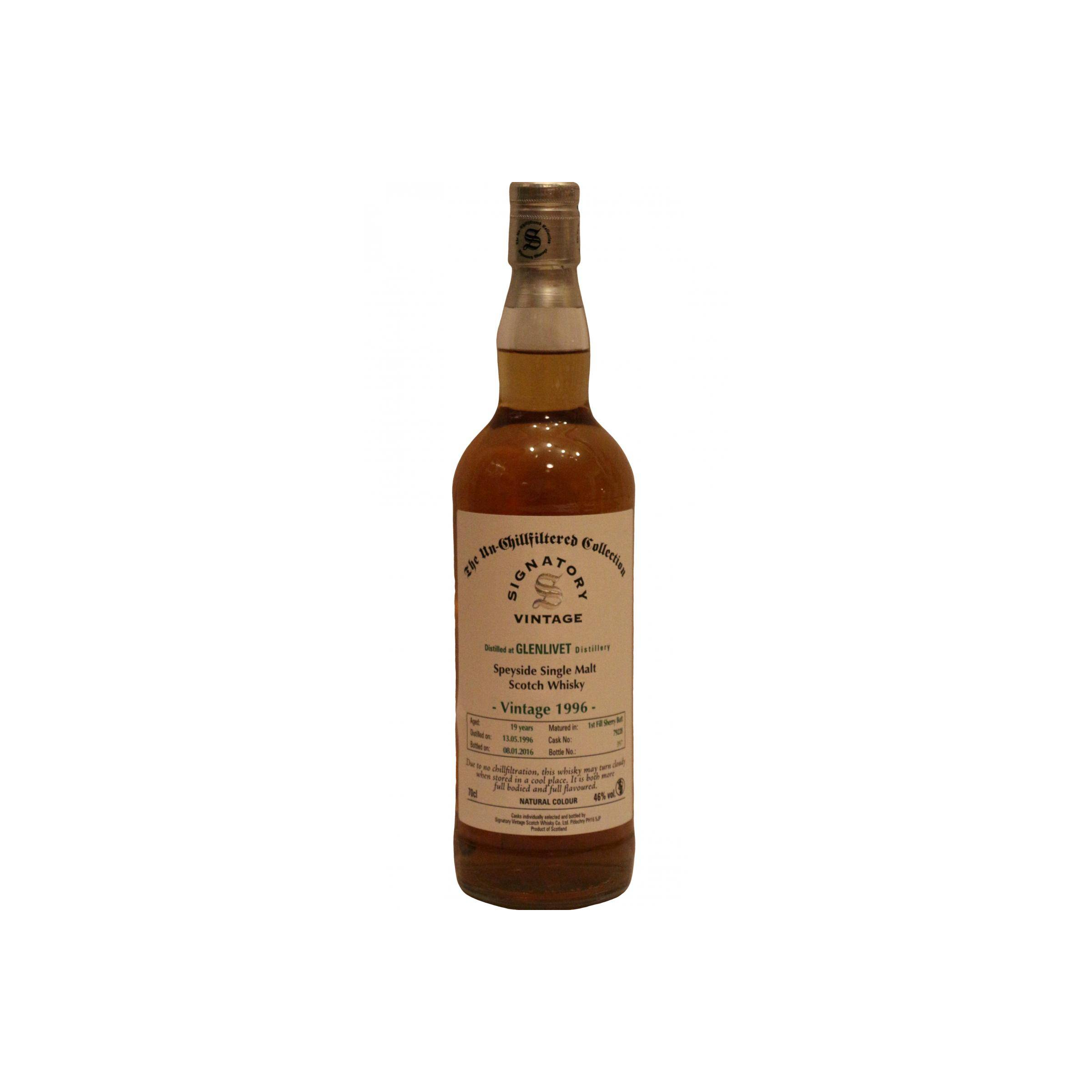 The Glenlivet The Un-Chillfiltered Collection 1996 19 Years Single Malt Whisky