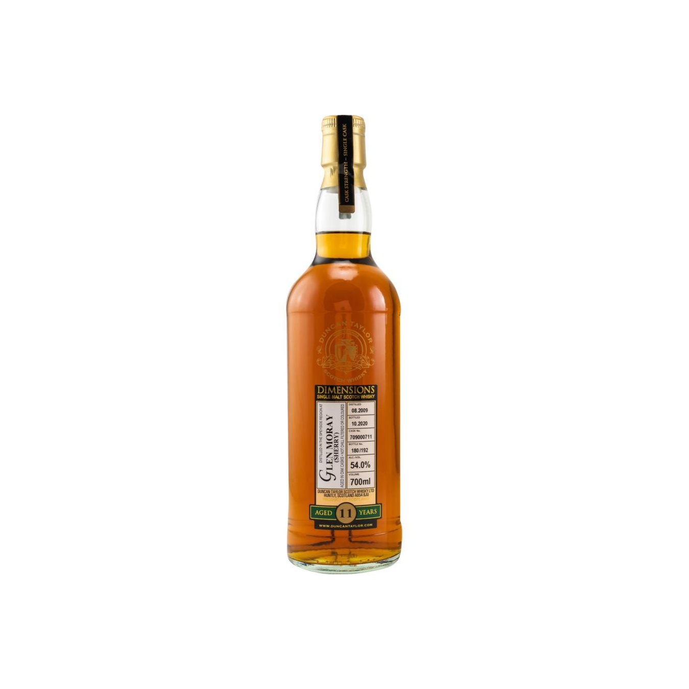Glen Moray Dimensions 2009 11 Years Single Malt Whisky
