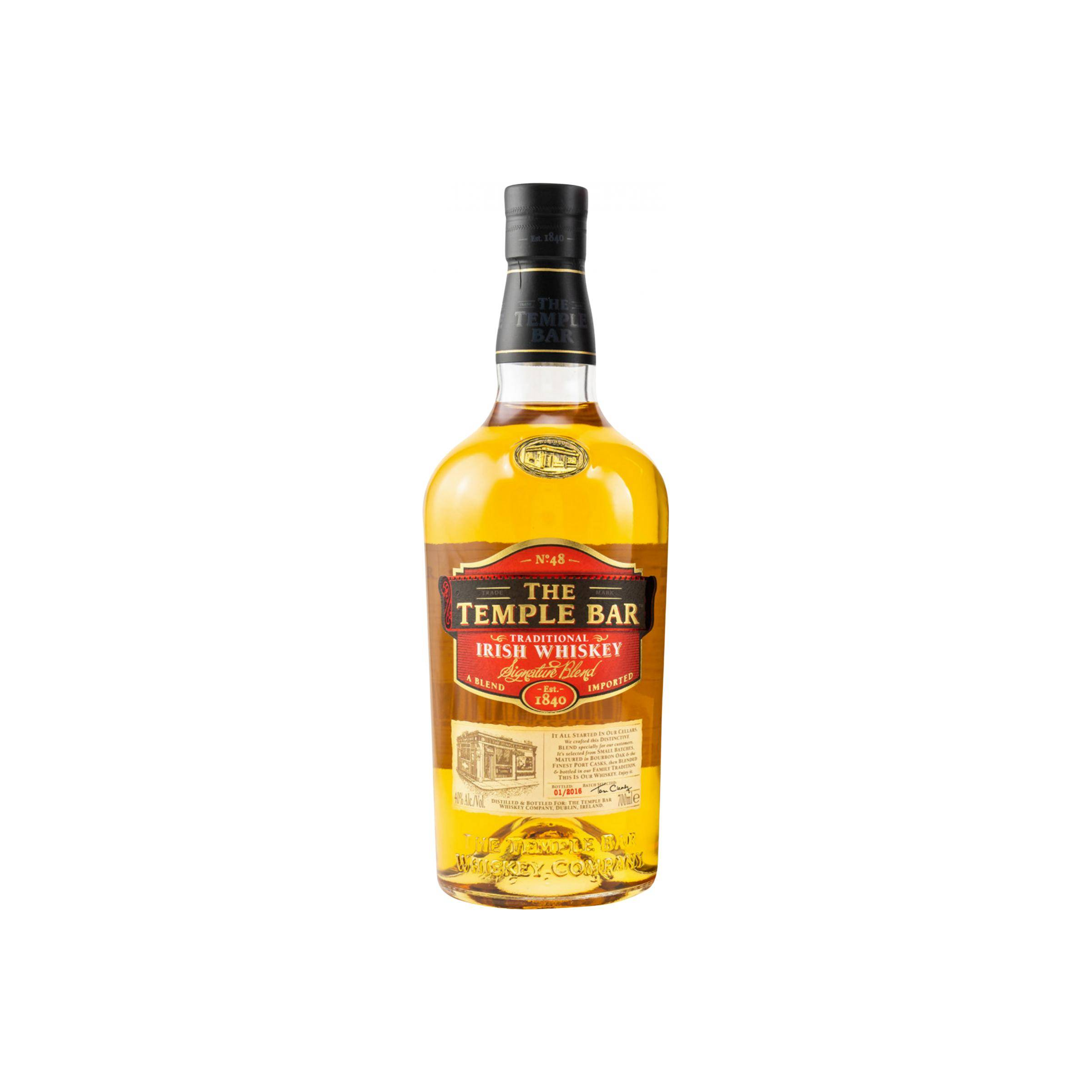 The Temple Bar Traditional Irish Whiskey