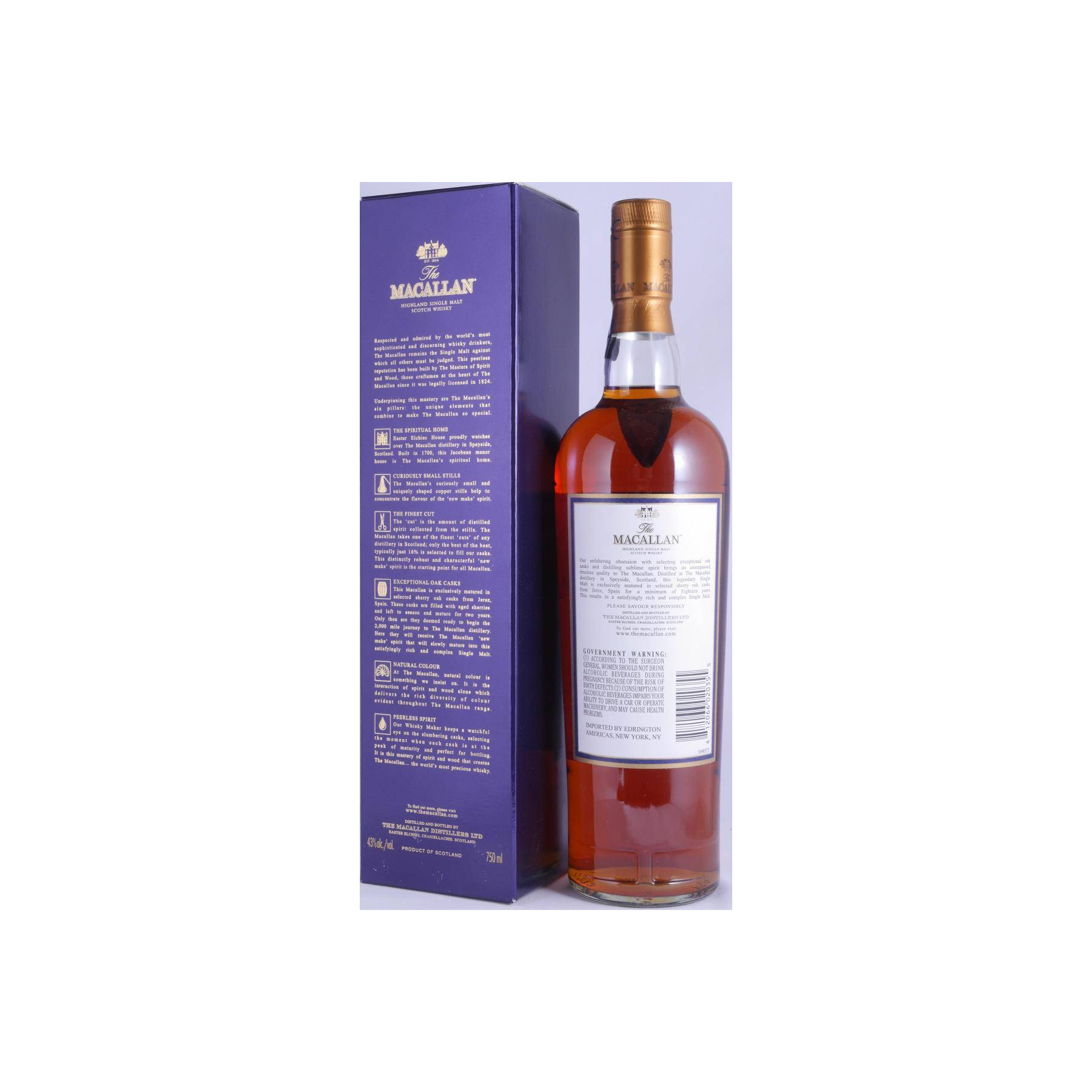 The Macallan Sherry Cask 18 Years Single Malt Whisky 3