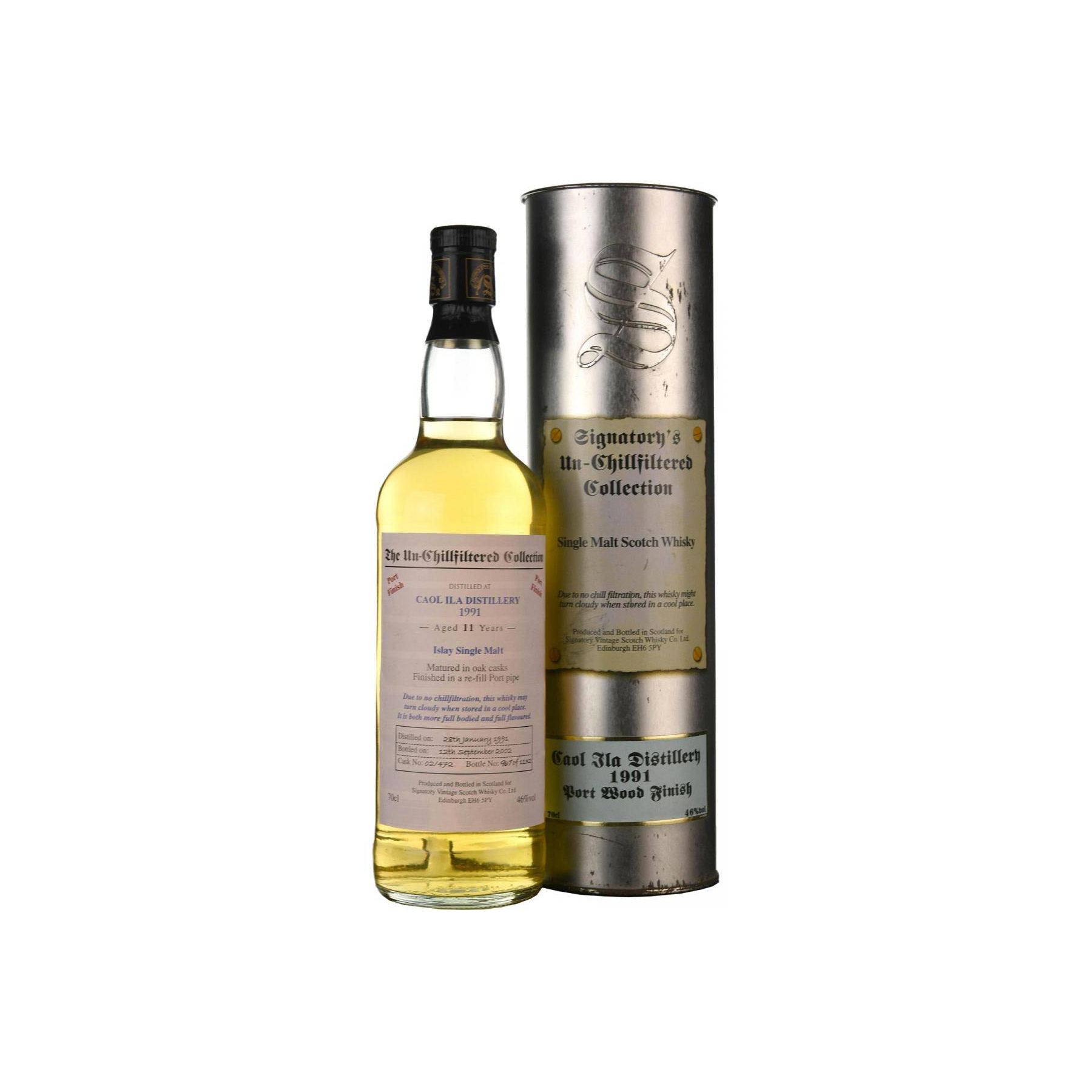 Caol Ila The Un-Chillfiltered Collection 1991 11 Years Single Malt Whisky 2
