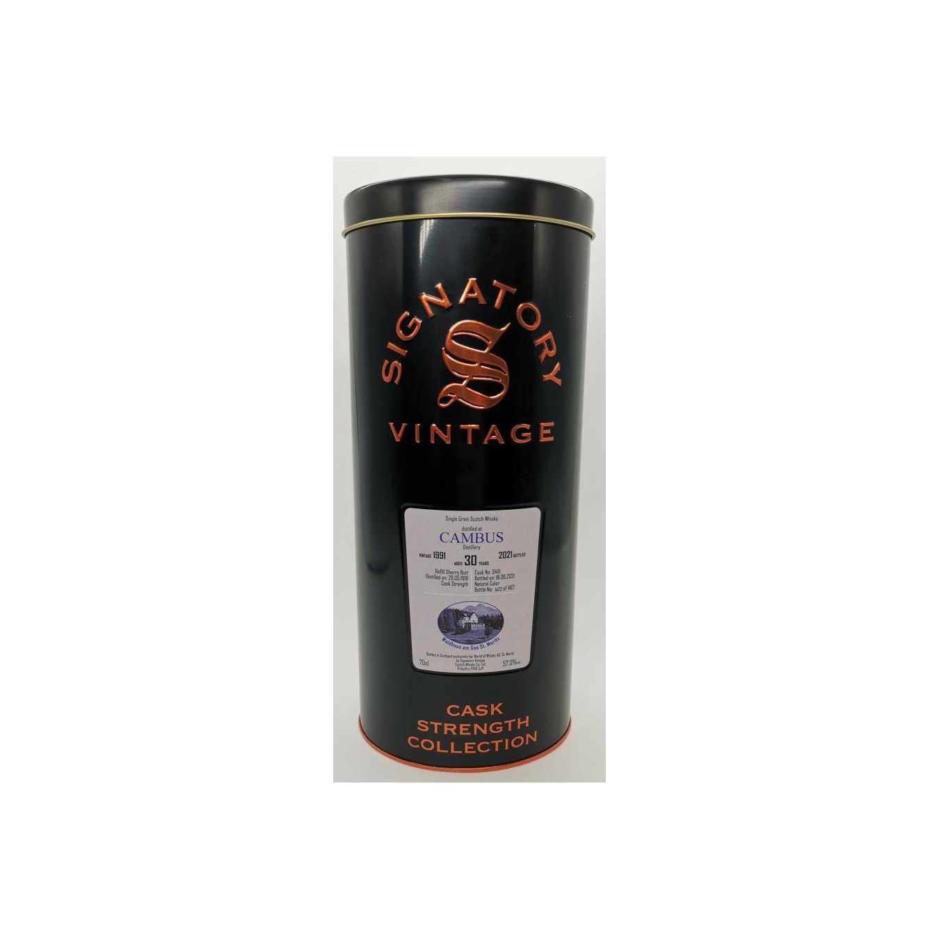 Cambus Cask Strength Collection 1991 30 Years Single Grain Whisky 2
