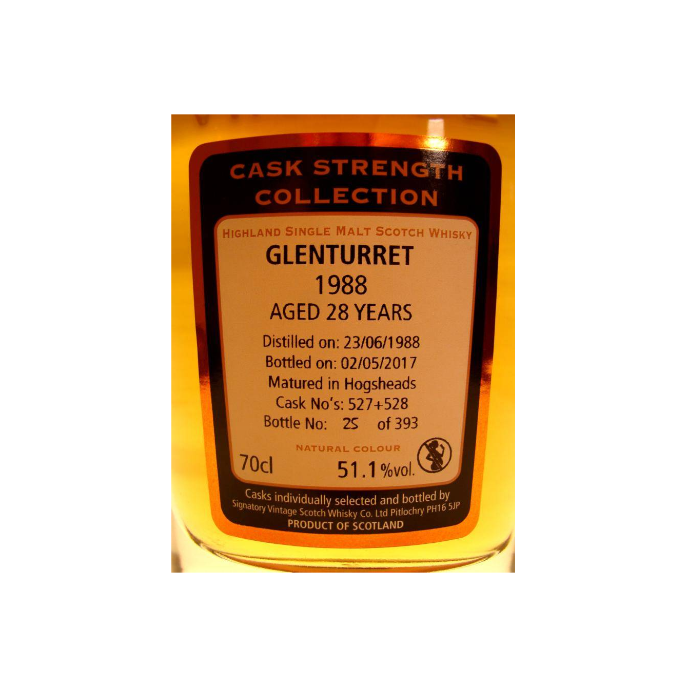 The Glenturret Cask Strength Collection 1988 28 Years Single Malt Whisky 2