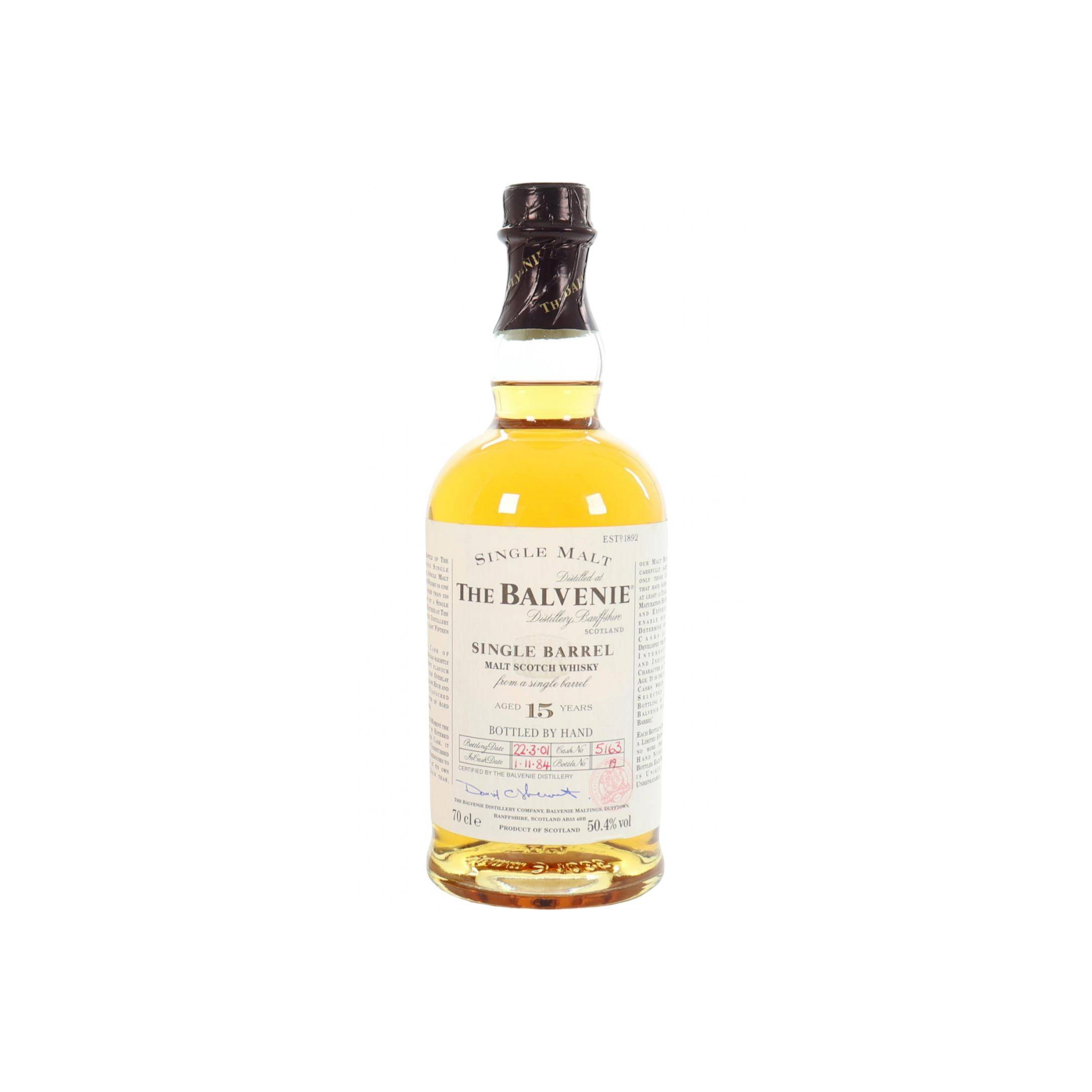 The Balvenie Single Cask 1984 15 Years Single Malt Whisky