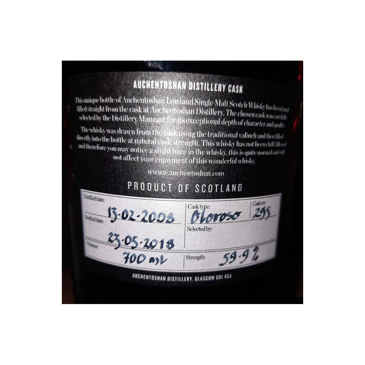 Auchentoshan 2008 10 Years Single Malt Whisky 2