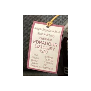 Edradour 1993 12 Years Single Malt Whisky 3