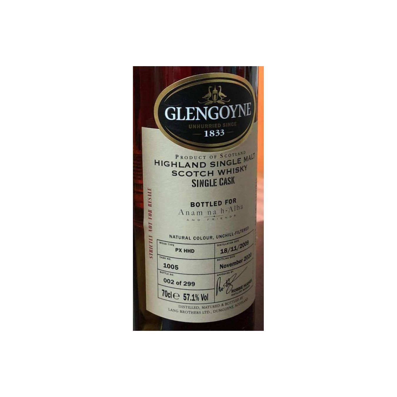 Glengoyne Single Cask 2009 11 Years Single Malt Whisky 3