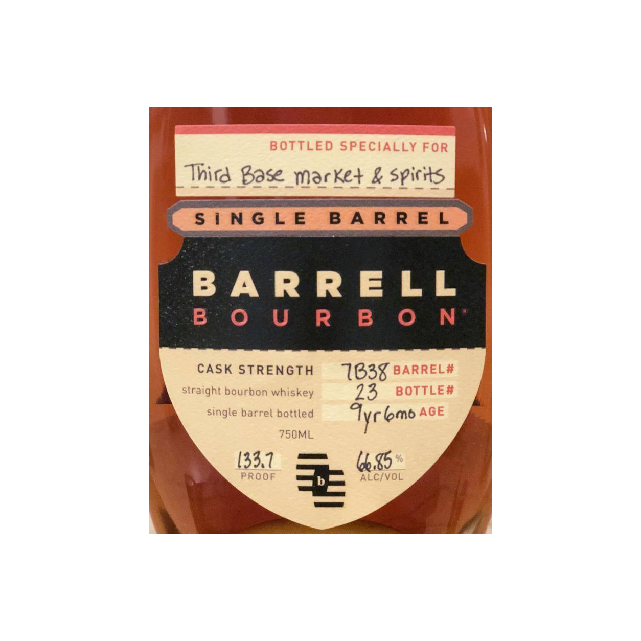 Barrell Single Cask 9 Years Bourbon Whisky 3
