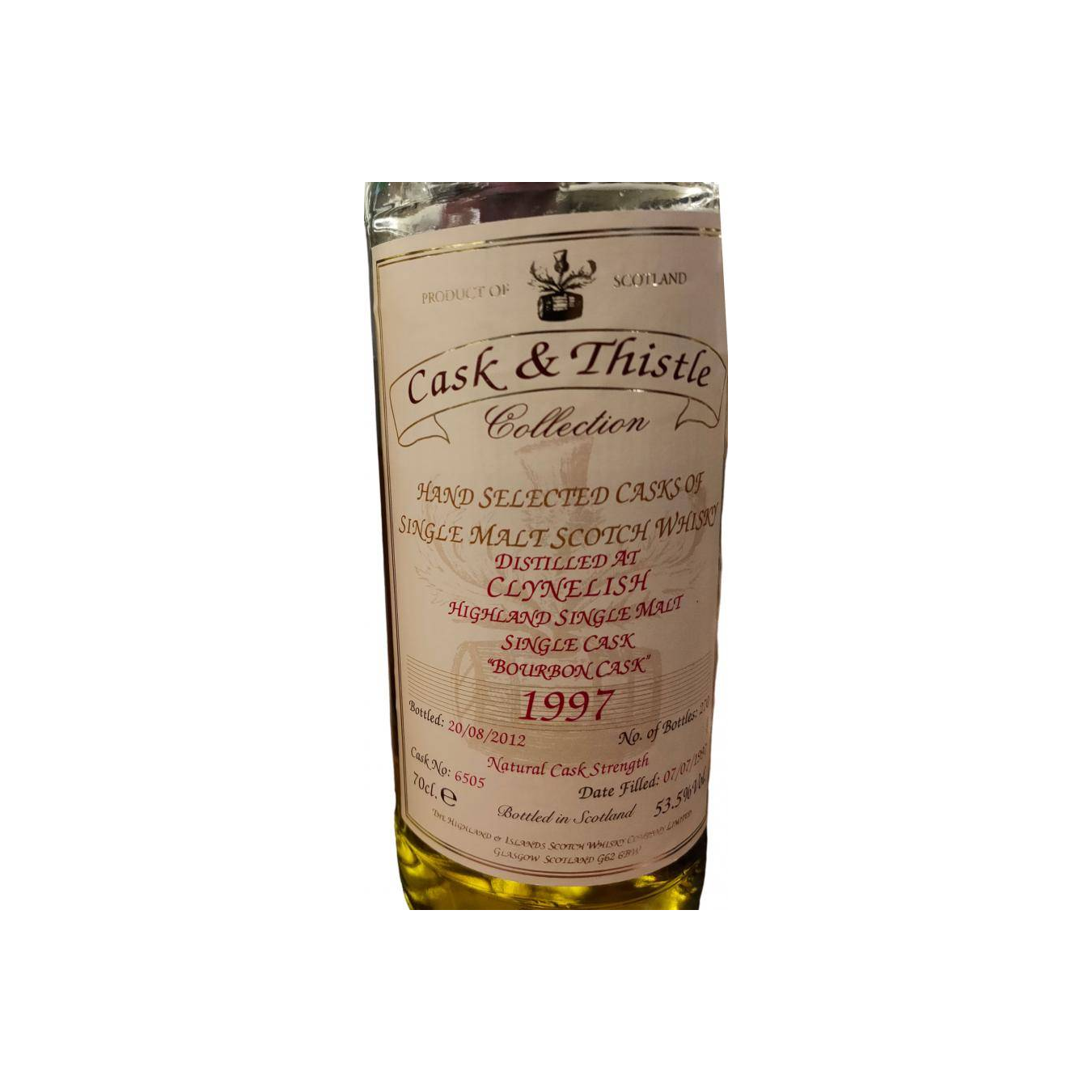 Clynelish 1997 15 Years Single Malt Whisky