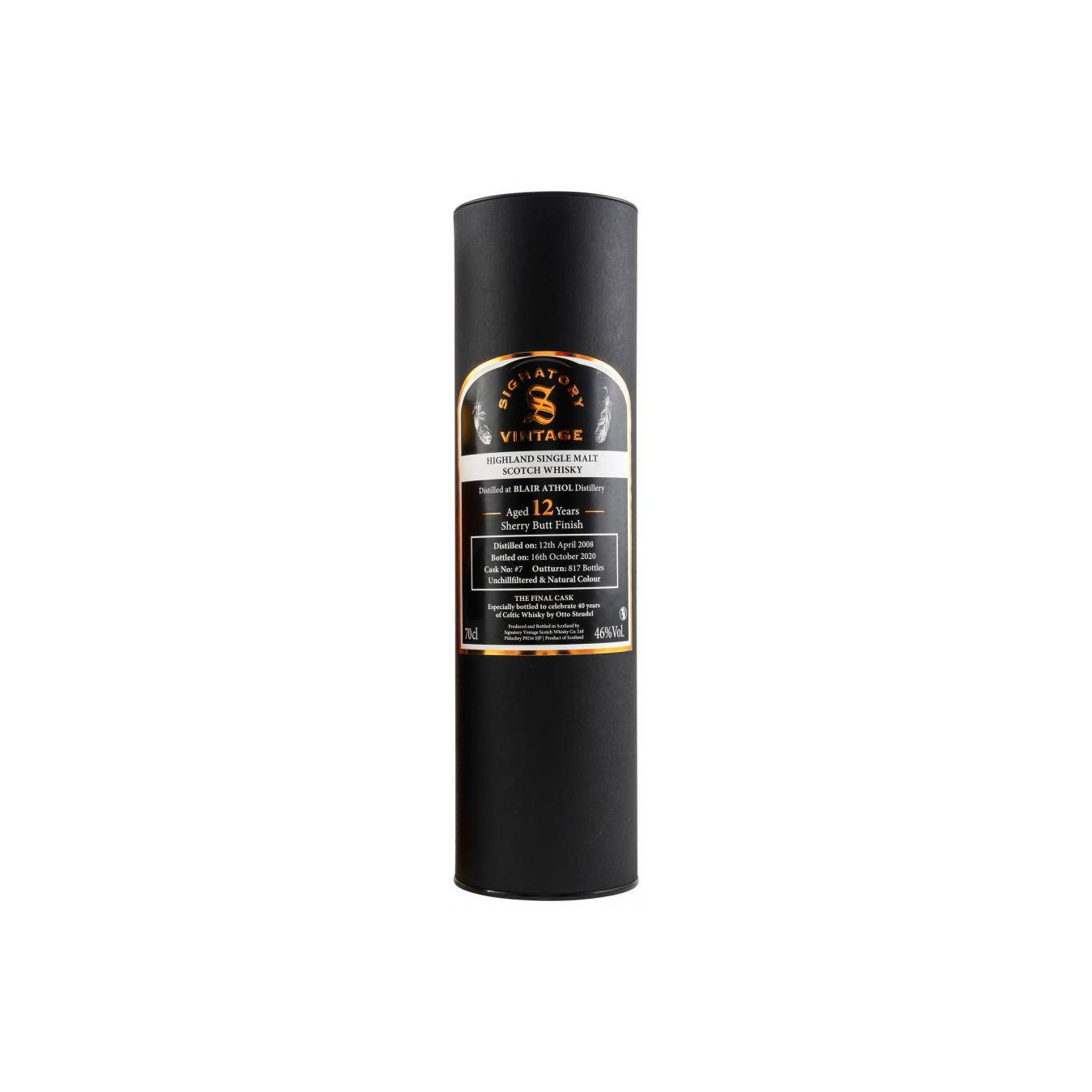 Blair Athol Vintage Collection 2008 12 Years Single Malt Whisky 2
