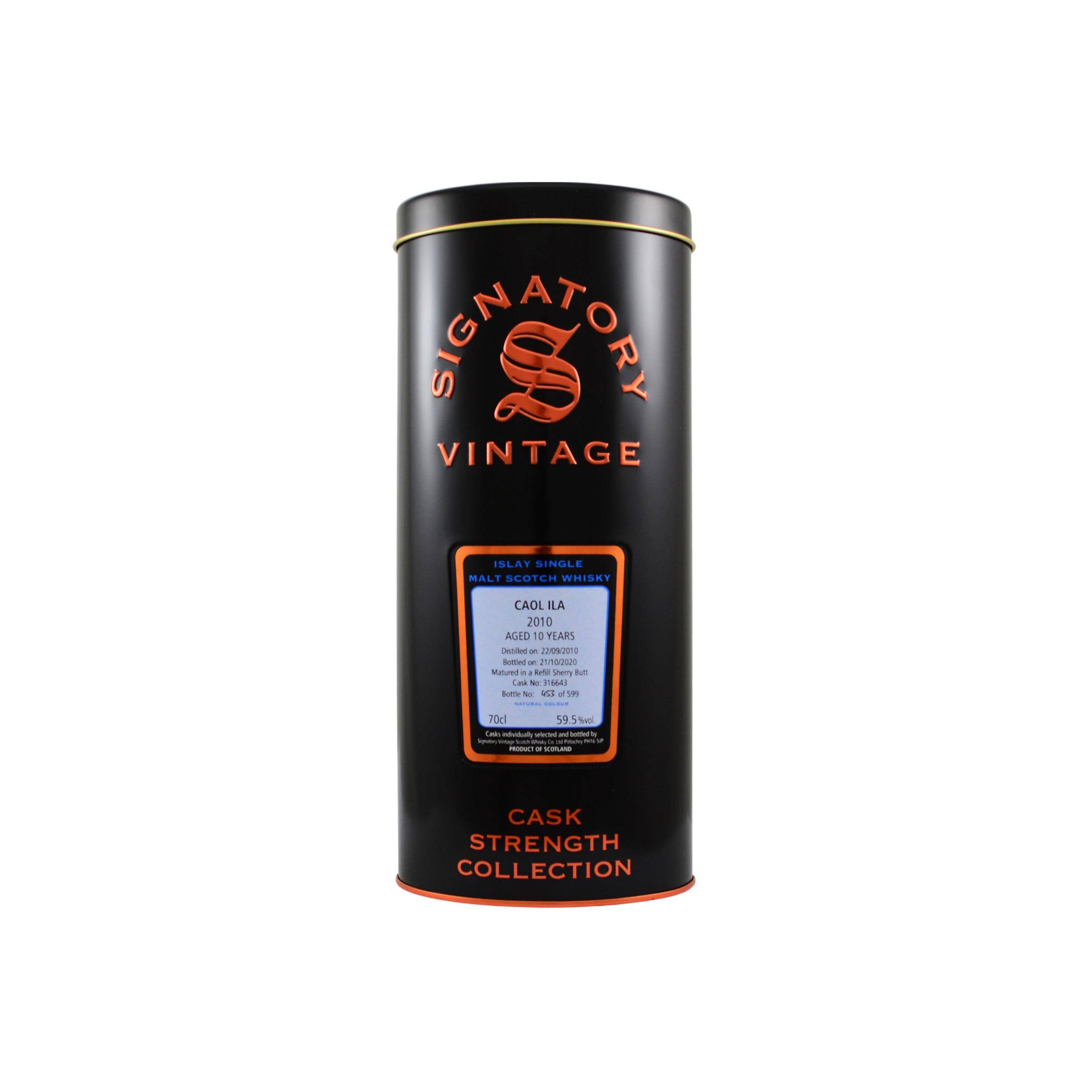 Caol Ila Cask Strength Collection 2010 10 Years Single Malt Whisky 2