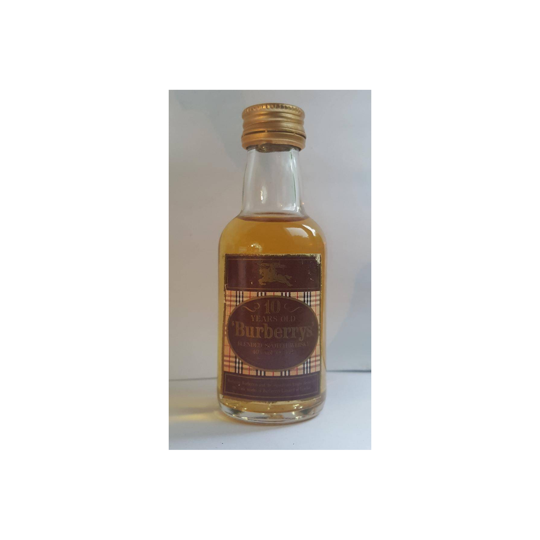 Burberrys' Miniature 10 Years Blended Whisky 2