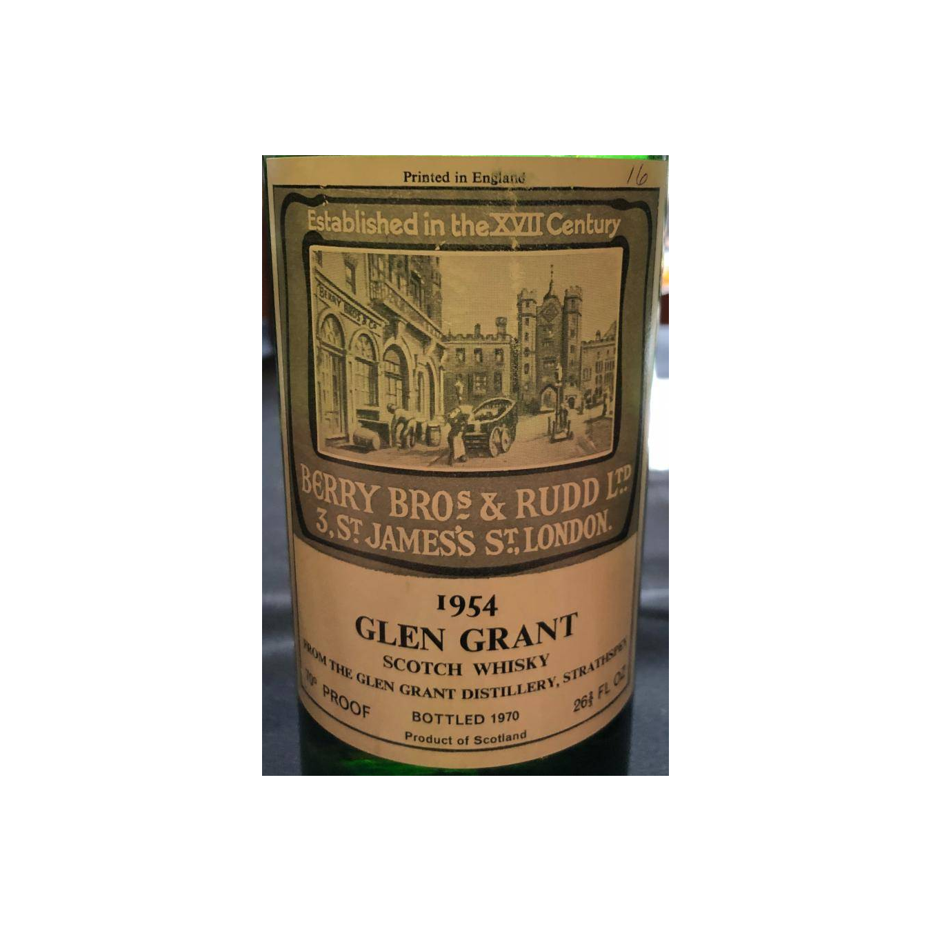 Glen Grant 1954 16 Years Single Malt Whisky 2
