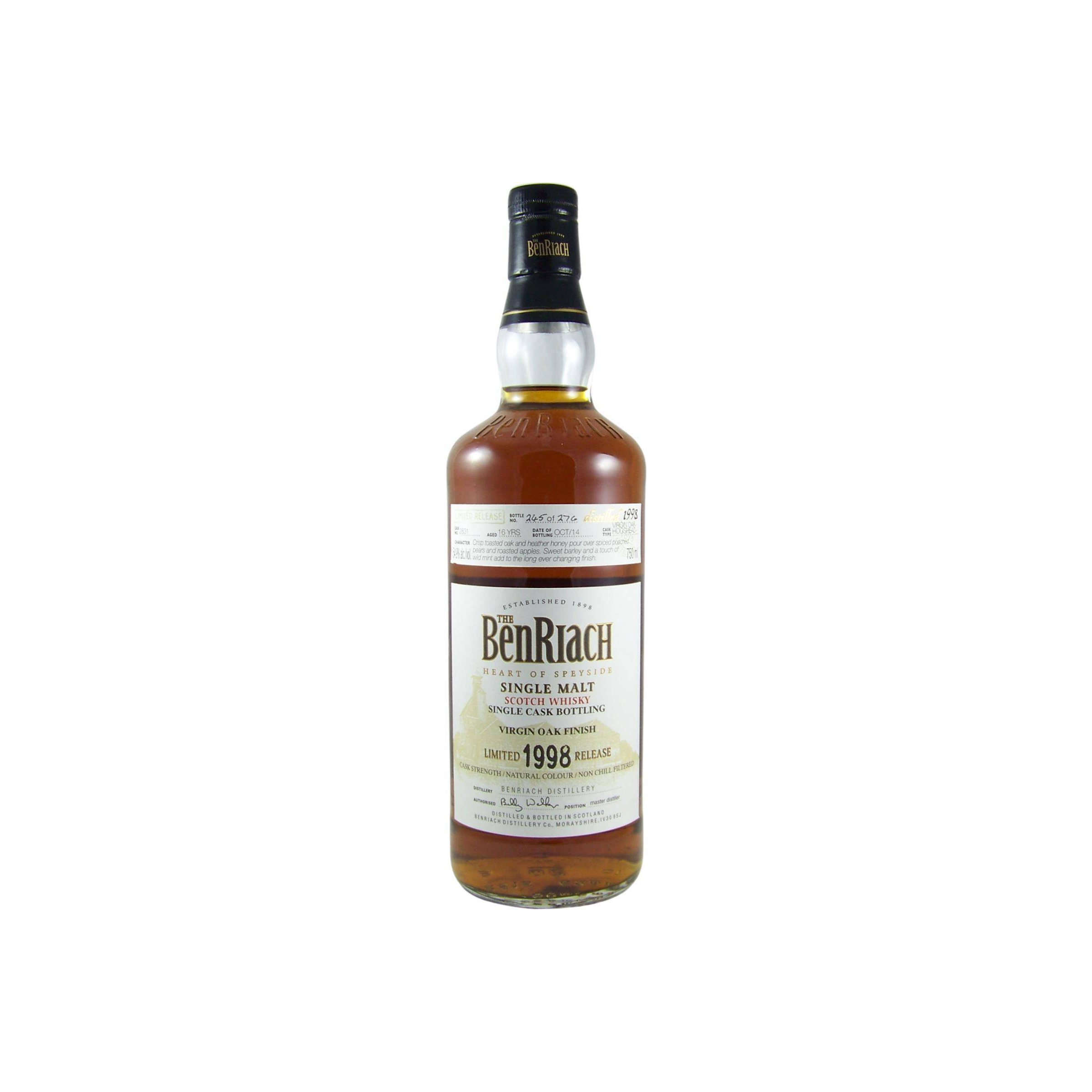 BenRiach Individual Cask Bottling 1998 16 Years Single Malt Whisky