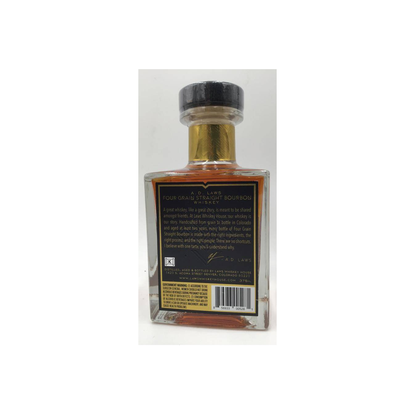 A. D. Laws Four Grain Straight Bourbon Whiskey 3