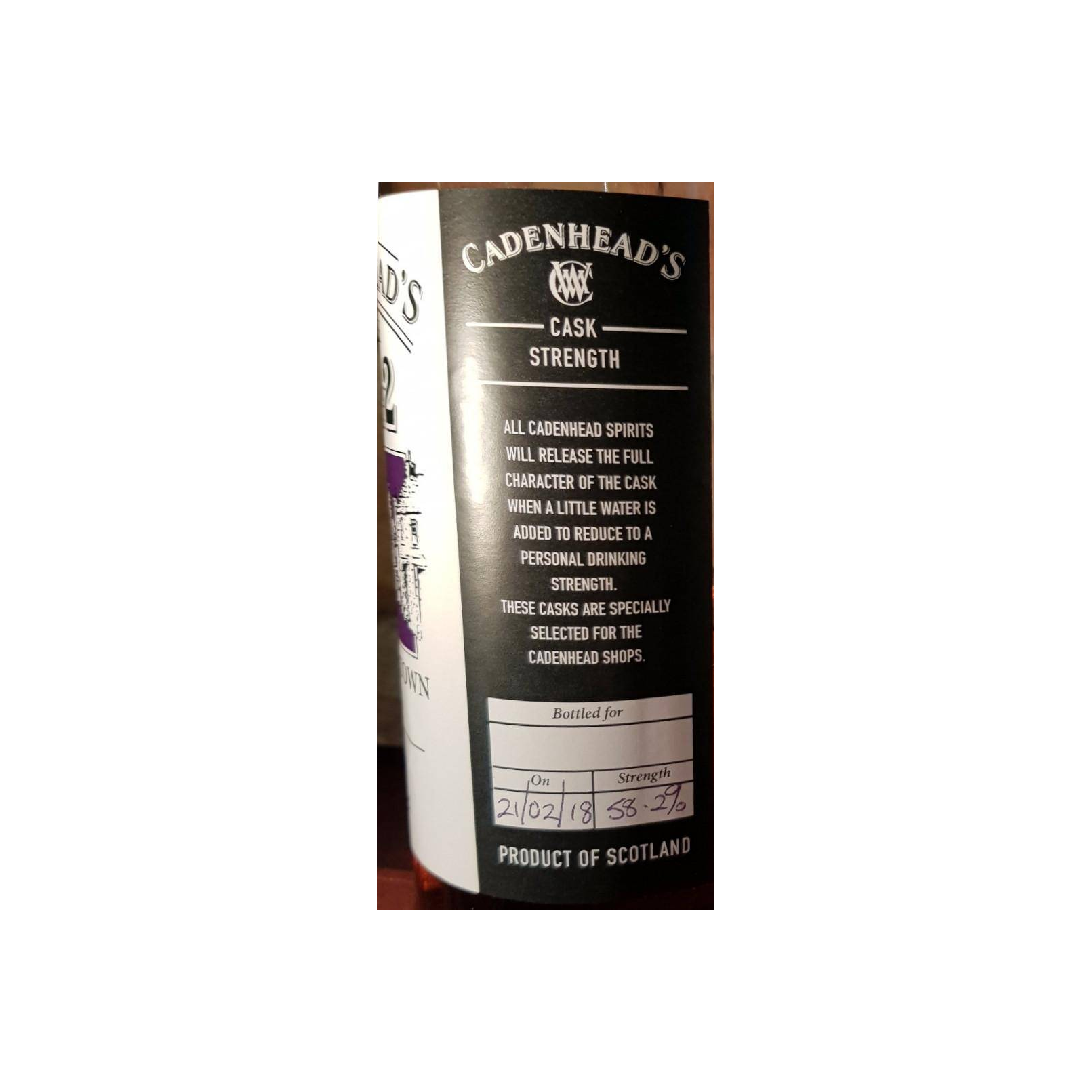 Cadenhead Blended Malt Whisky 3