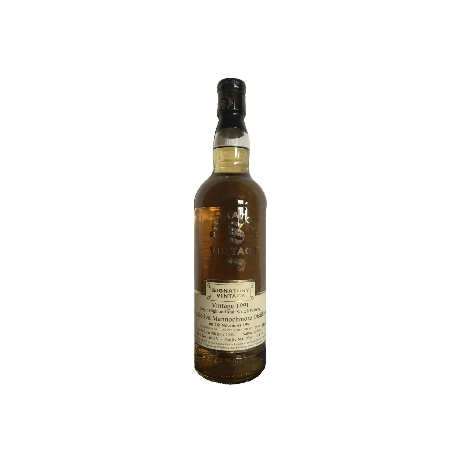 Mannochmore Vintage Collection 1991 11 Years Single Malt Whisky