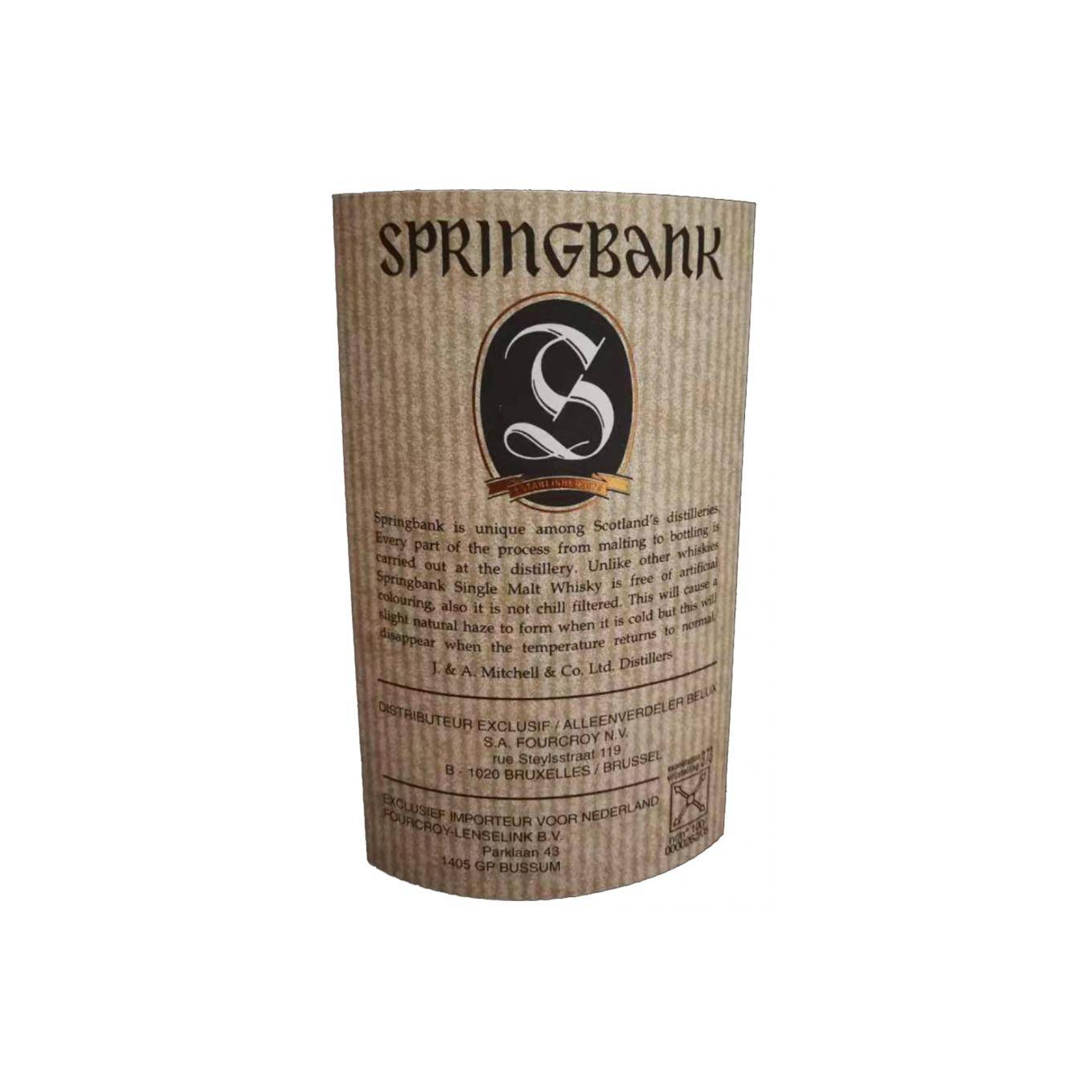 Springbank 21 Years Single Malt Whisky 2
