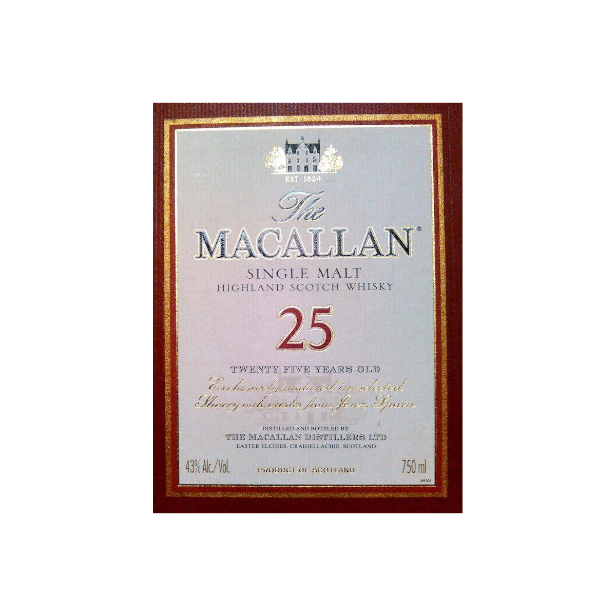 The Macallan 1975 25 Years Single Malt Whisky 2