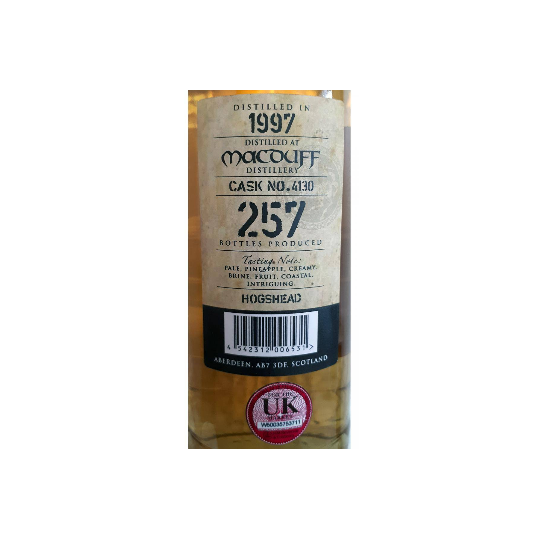 Macduff 1997 20 Years Single Malt Whisky 2