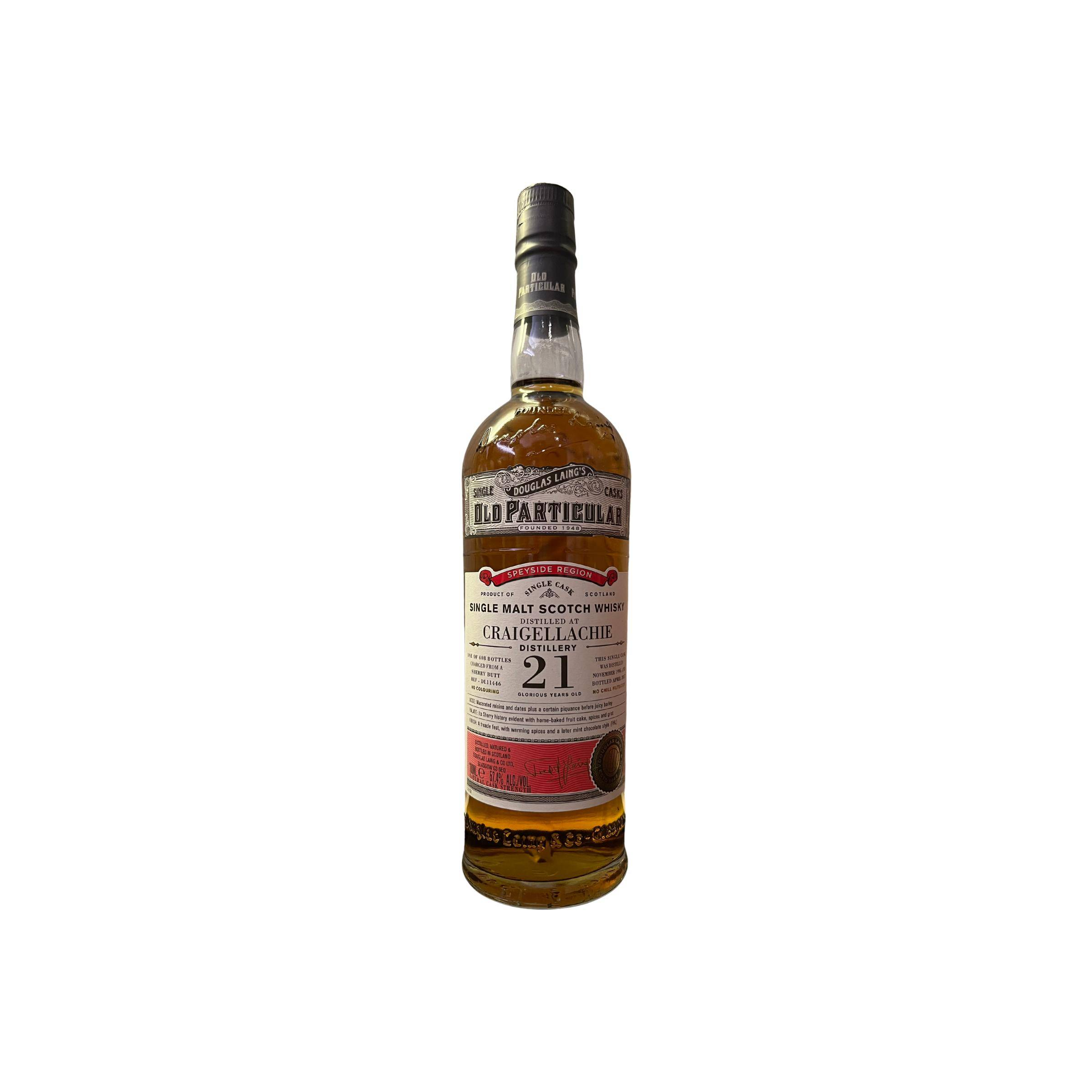 Craigellachie Old Particular 1995 21 Years Single Malt Whisky