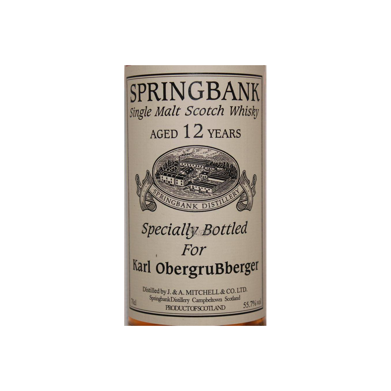 Springbank Private Bottling 12 Years Single Malt Whisky 2