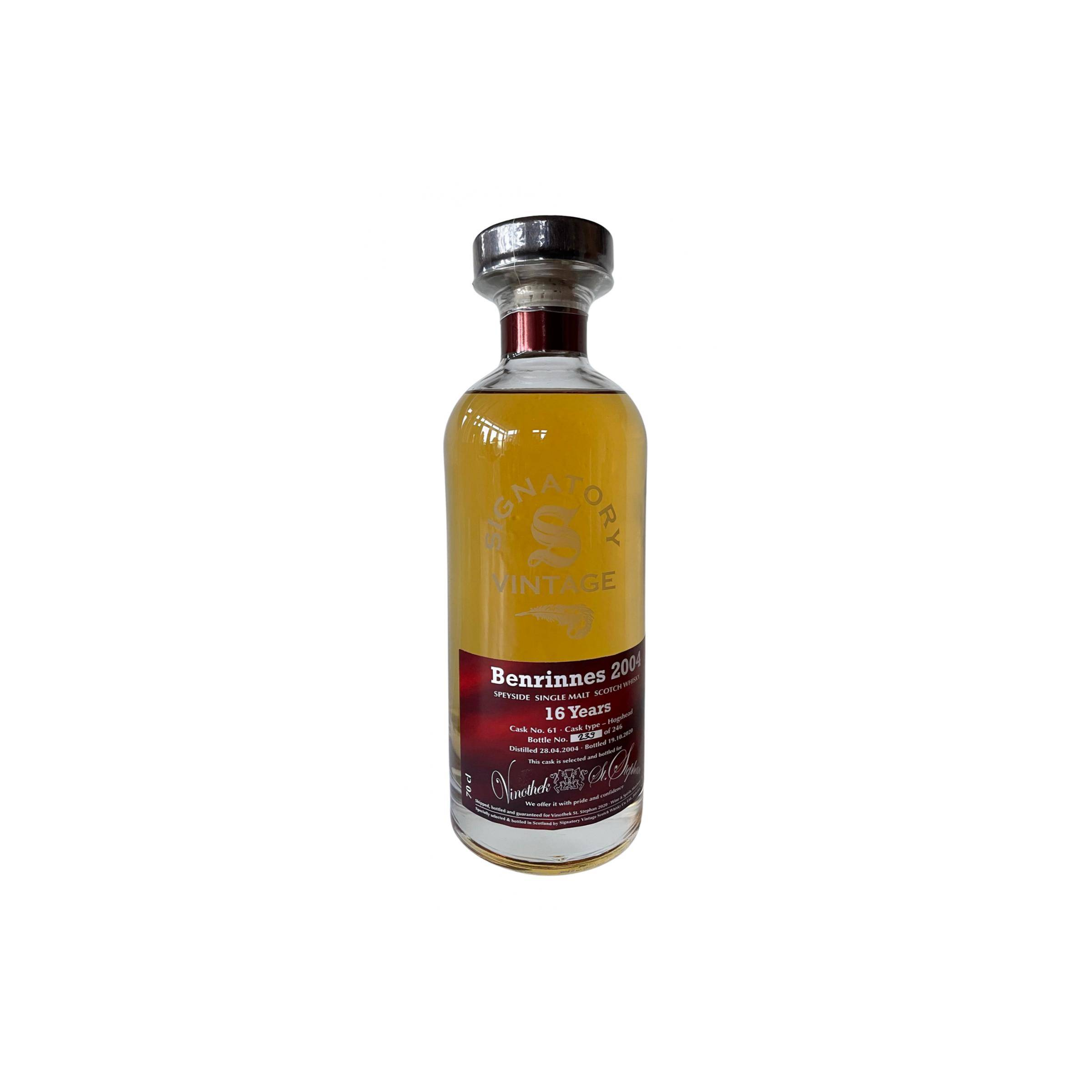 Benrinnes 2004 16 Years Single Malt Whisky